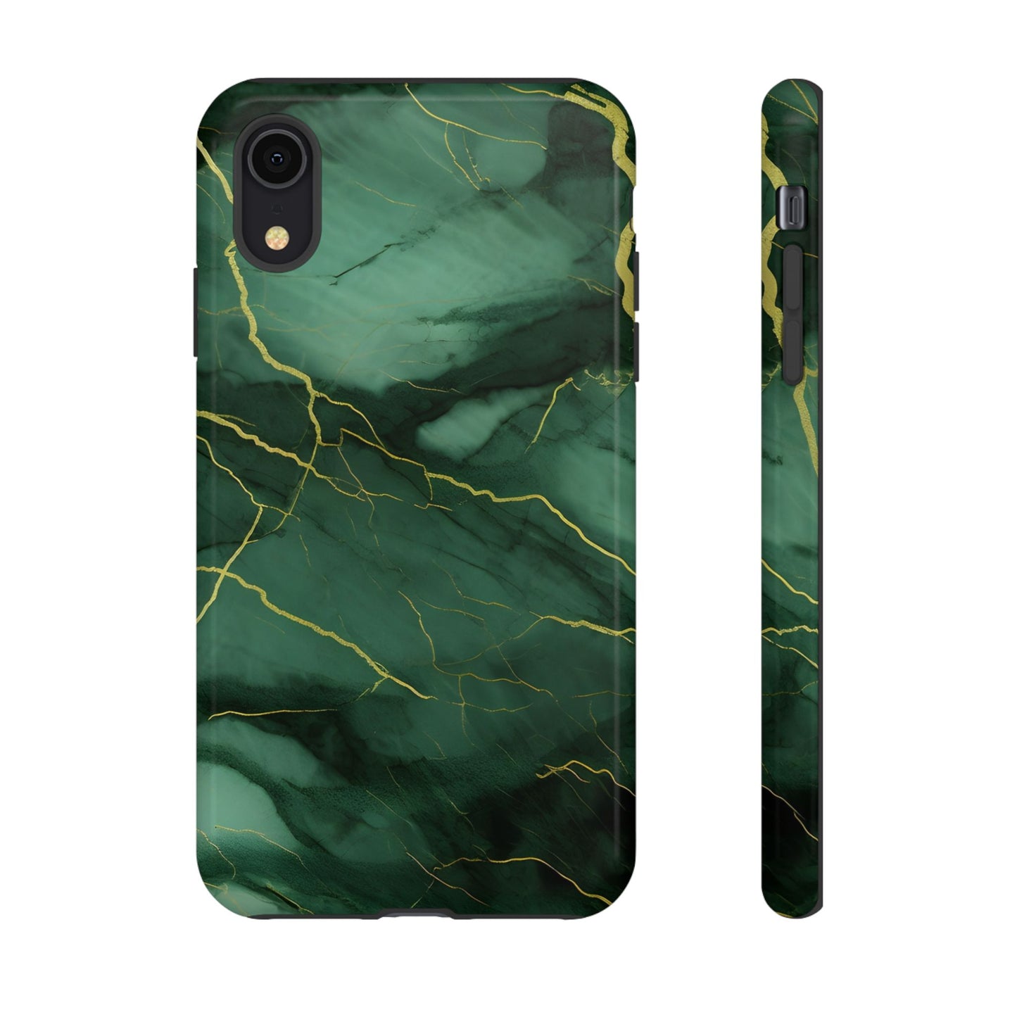 Hunter Green Marble - Tough Phone Case