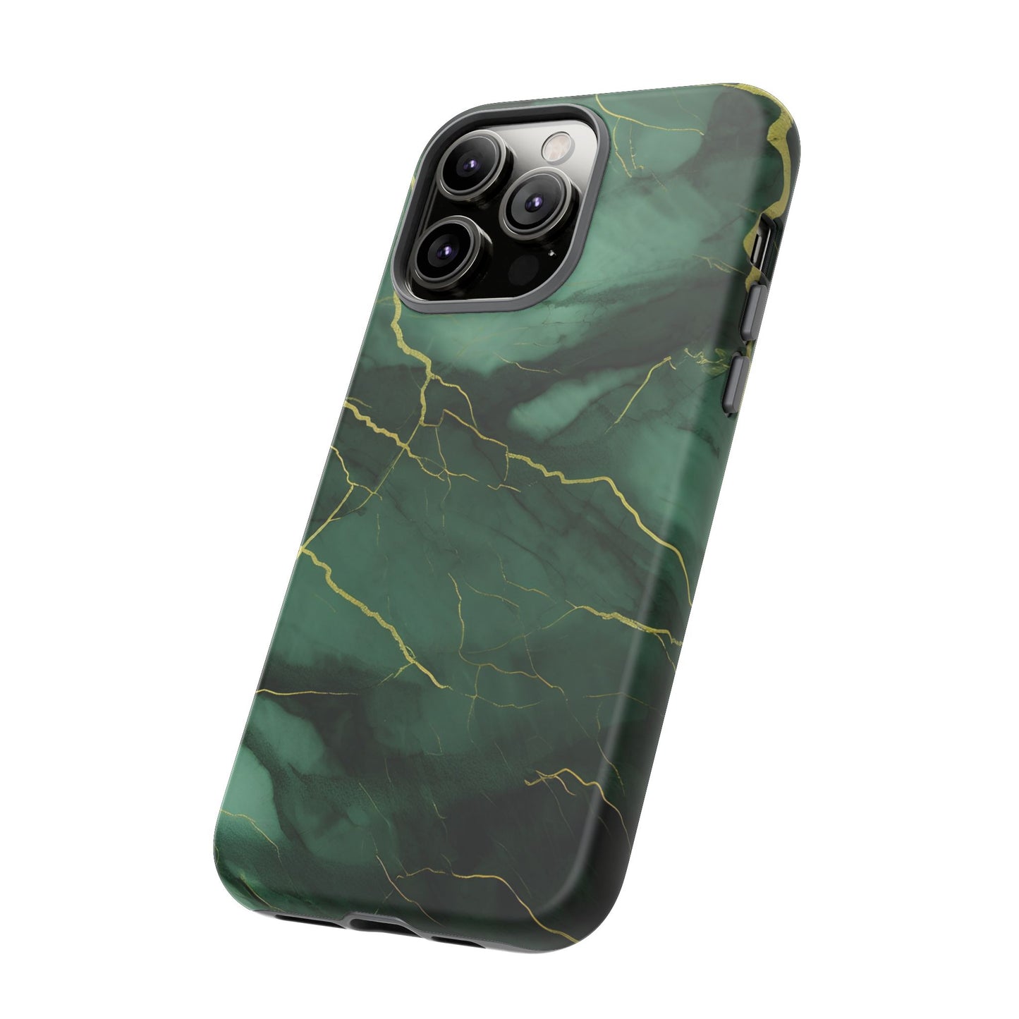 Hunter Green Marble - Tough Phone Case