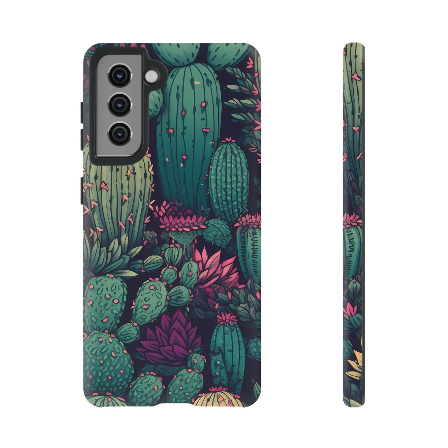 Succulent Garden Tough Phone Case – Bold & Stylish Protection for Plant Lovers