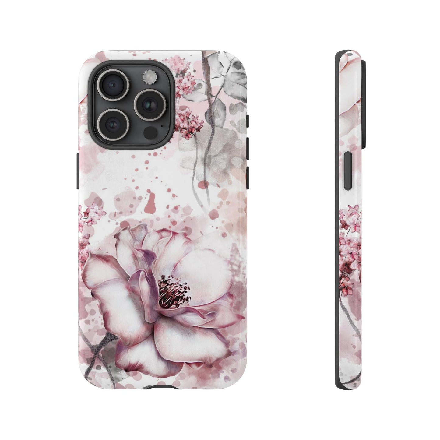Pale Pink Florals  - Tough Phone Case