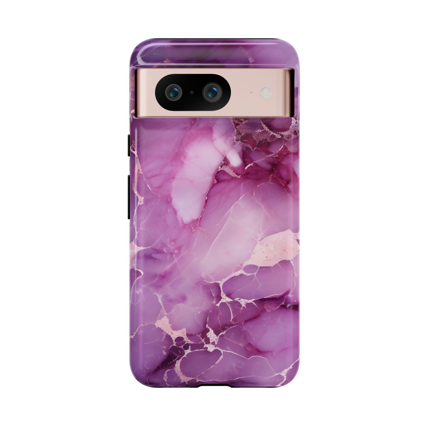 Purple Marble Tough Phone Case