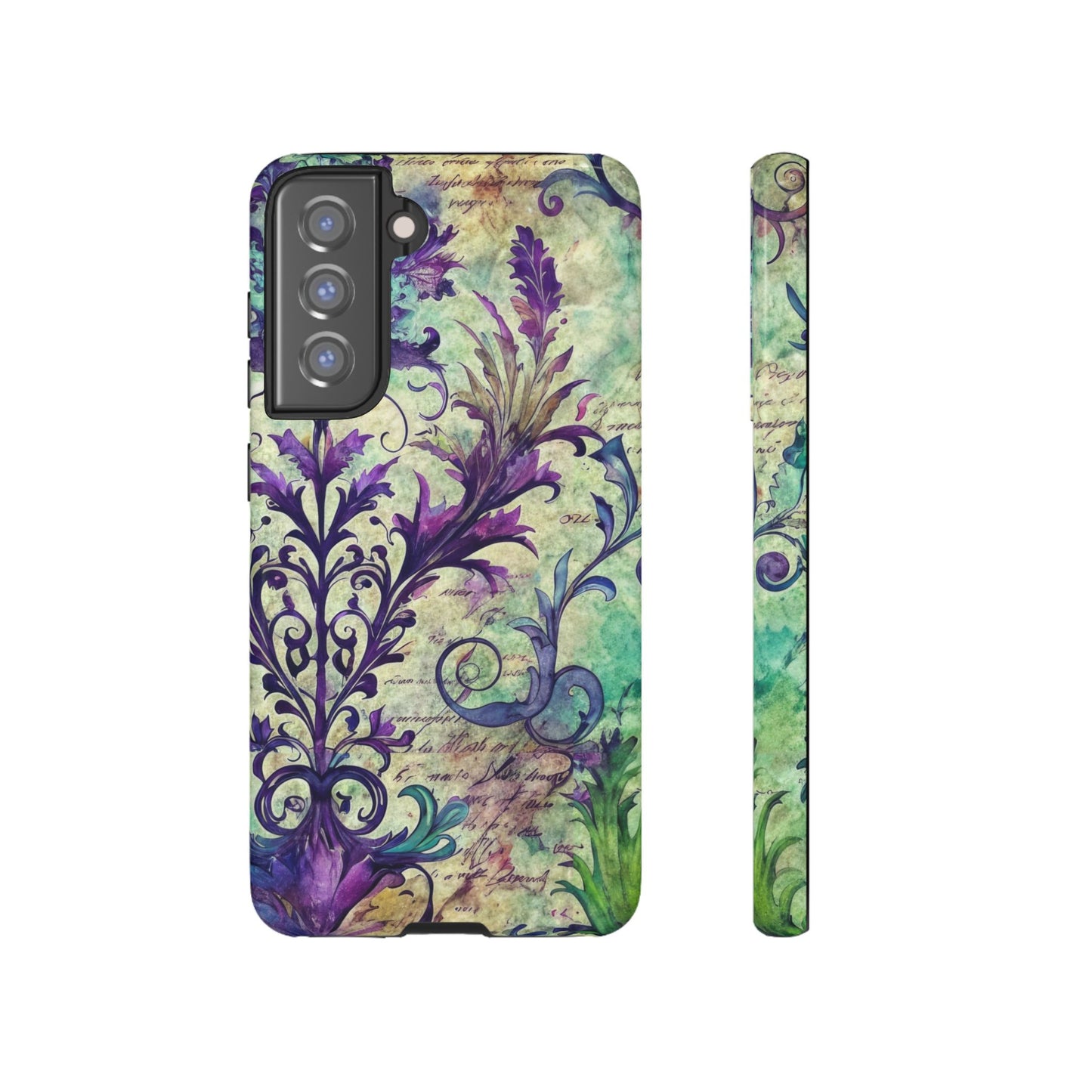 Purple Swirly Fun Tough Phone Case