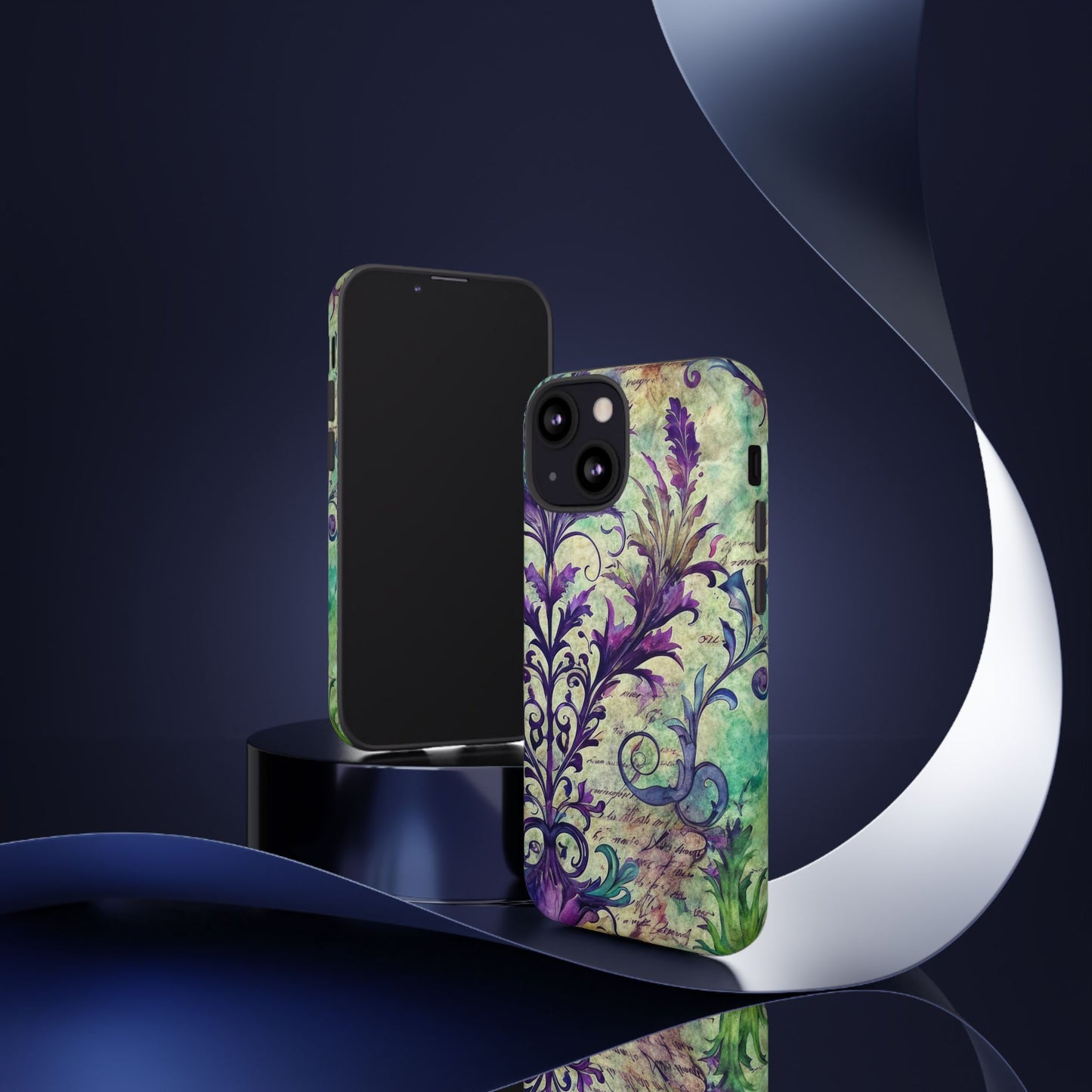 Purple Swirly Fun Tough Phone Case