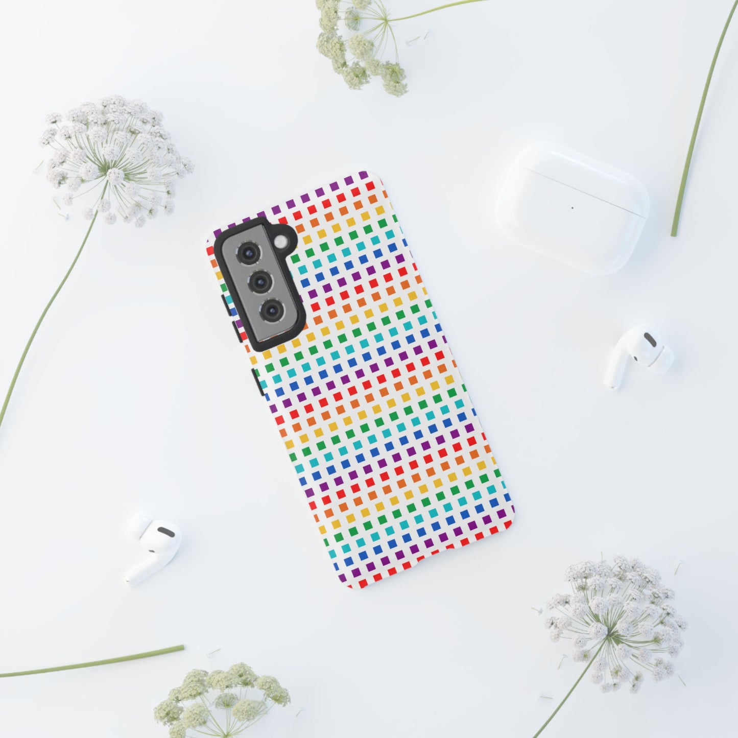 Rainbow on white - Tough Case