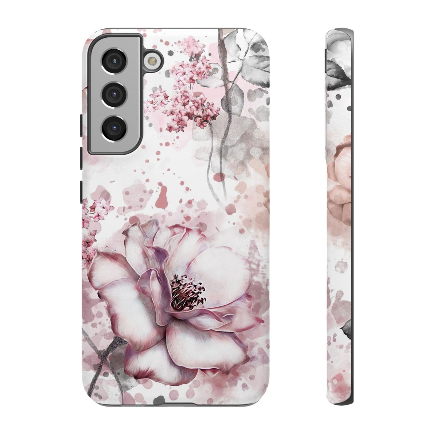 Pale Pink Florals  - Tough Phone Case