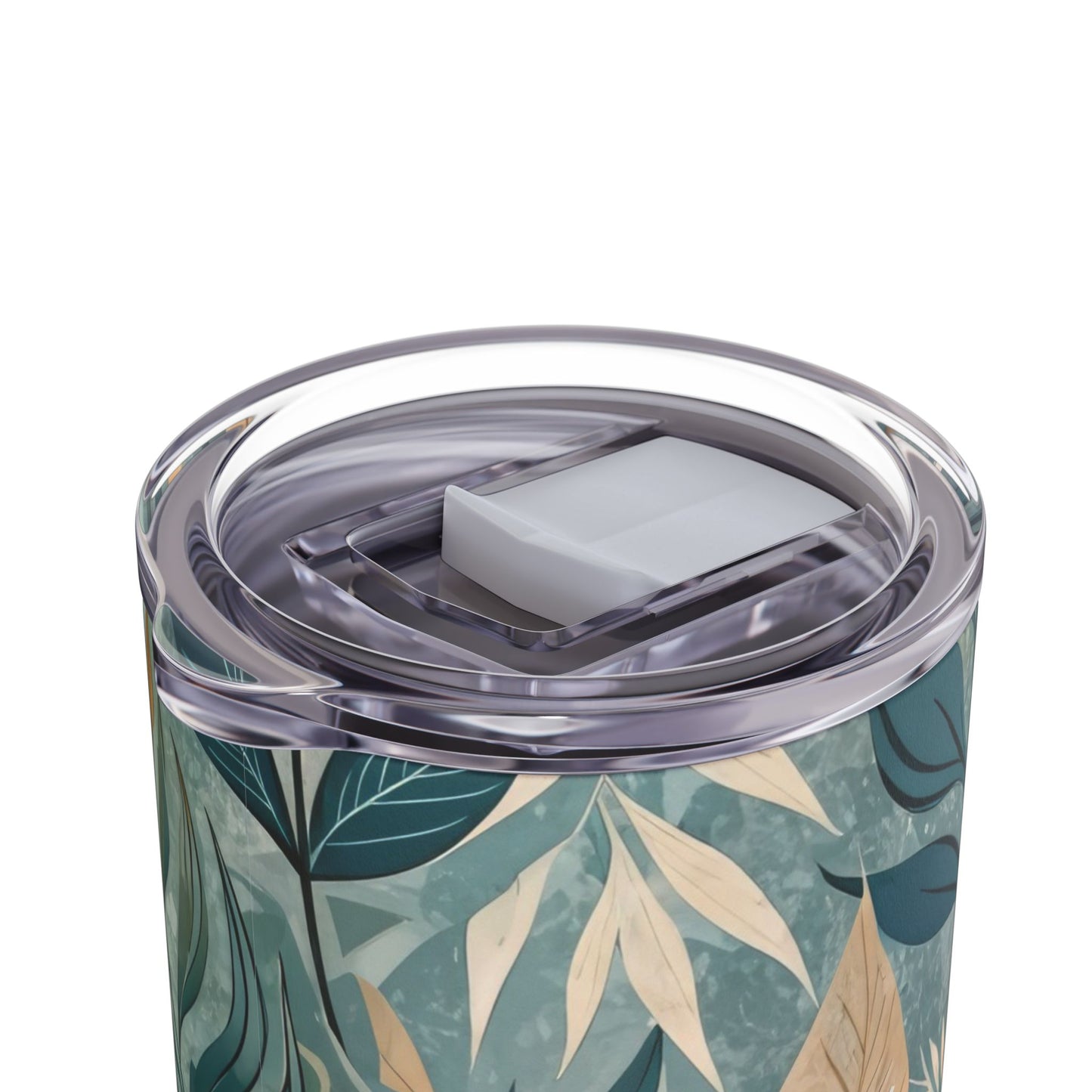 Boho Leaves Matte Skinny Tumbler – 20oz Insulated Drinkware with Plant-Lover Style