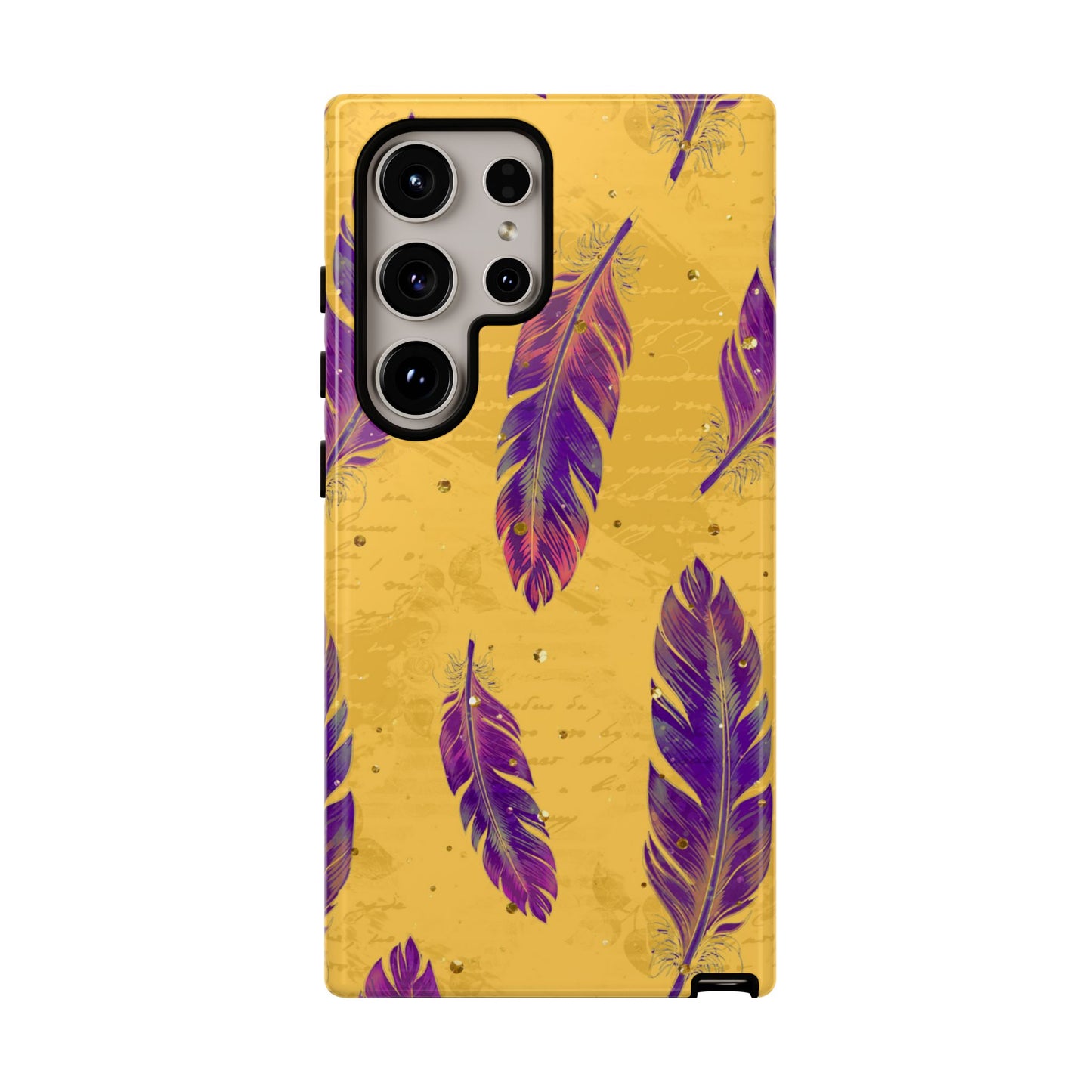 Purple Feathers - Tough Phone Case