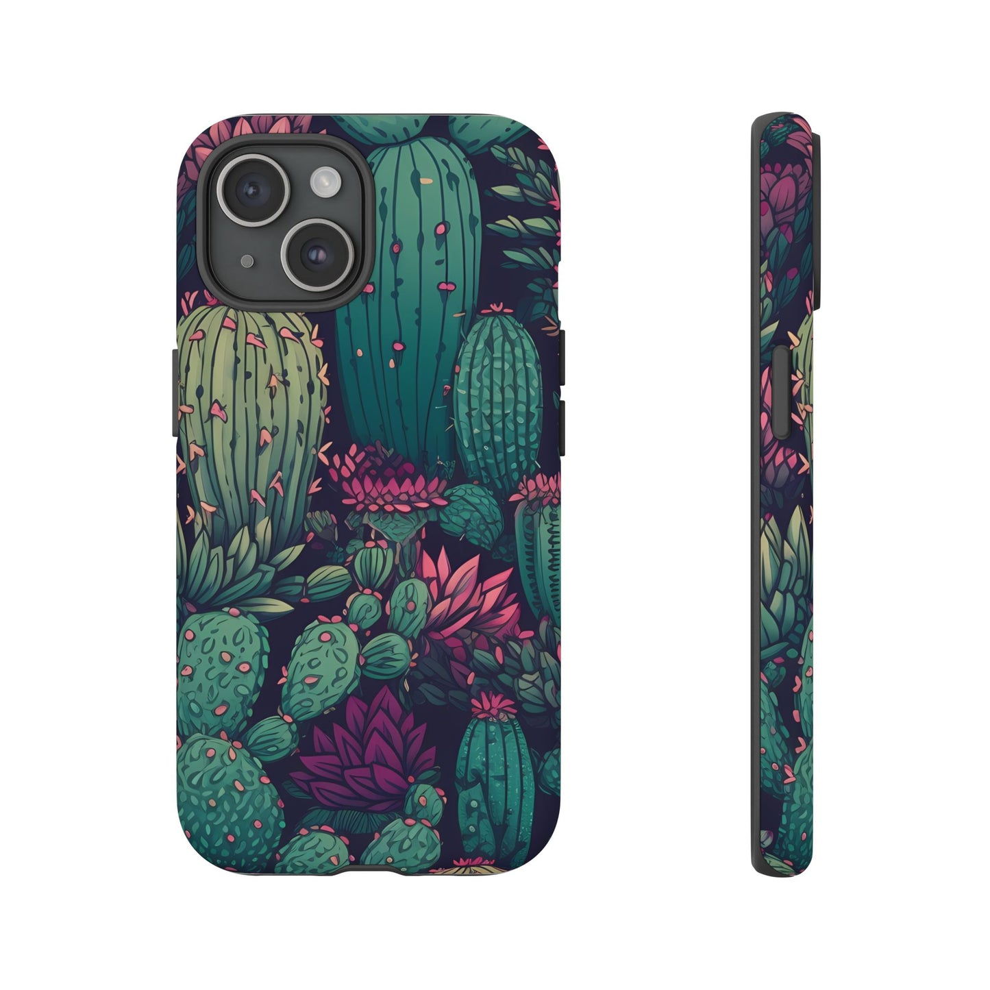 Succulent Garden Tough Phone Case – Bold & Stylish Protection for Plant Lovers