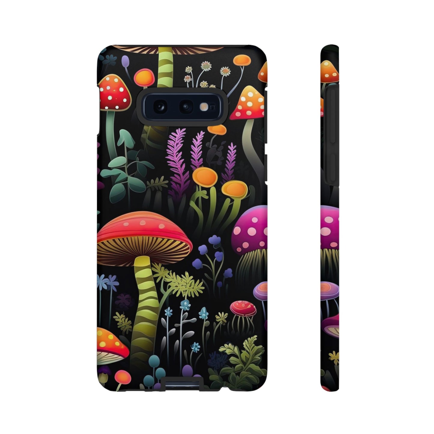 Dark Forest Mushrooms Tough Cell Phone Case