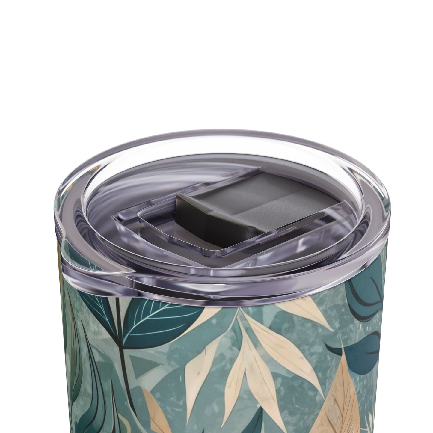 Boho Leaves Matte Skinny Tumbler – 20oz Insulated Drinkware with Plant-Lover Style