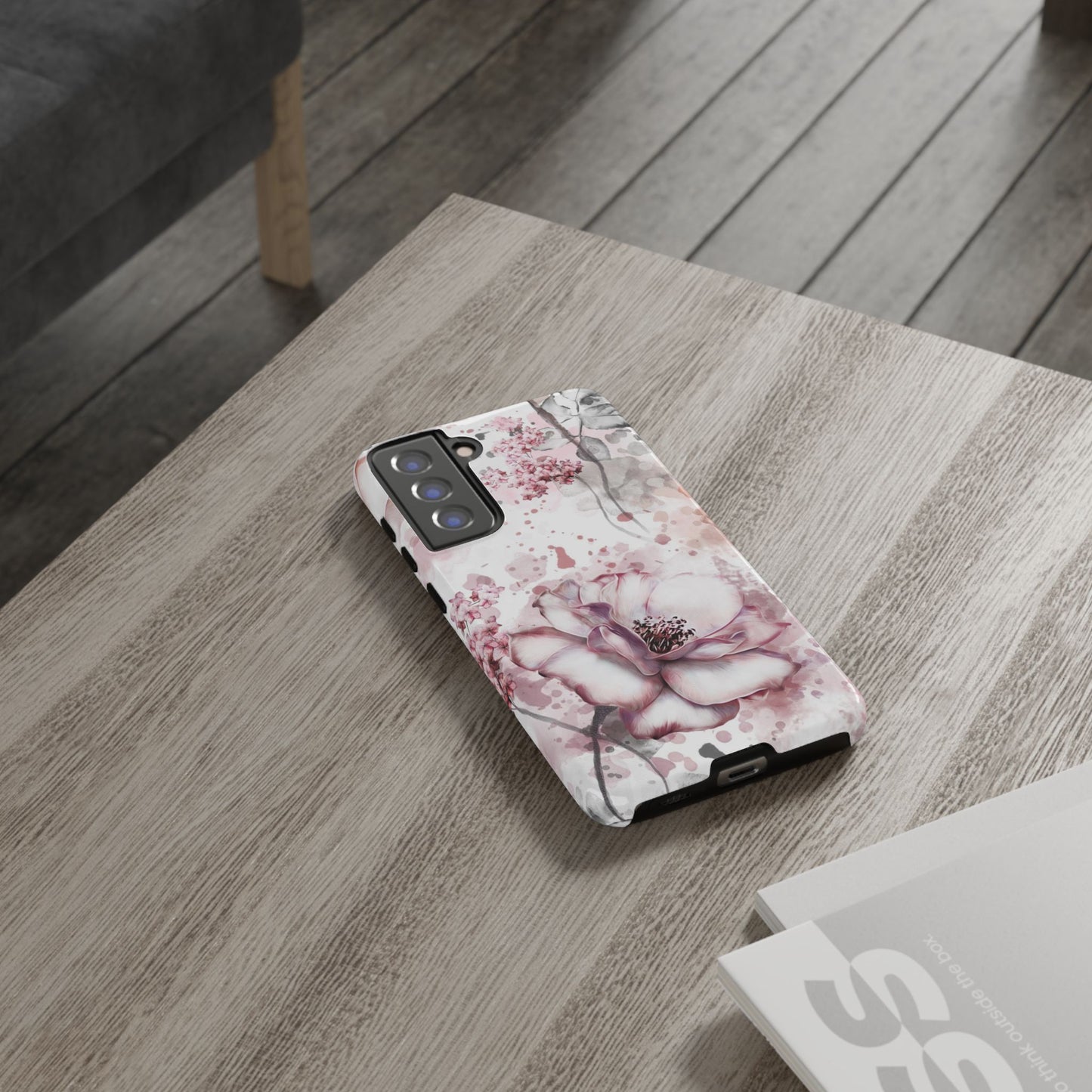 Pale Pink Florals  - Tough Phone Case
