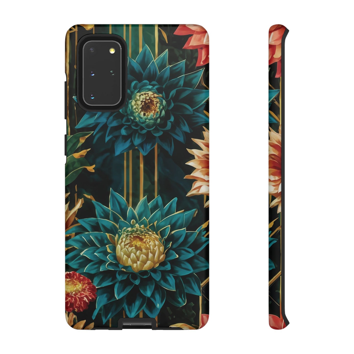 Bold Bloom Garden Tough Phone Case – Dramatic Florals for Statement-Makers