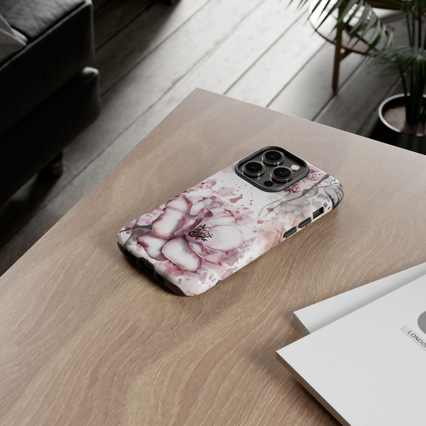 Pale Pink Florals  - Tough Phone Case