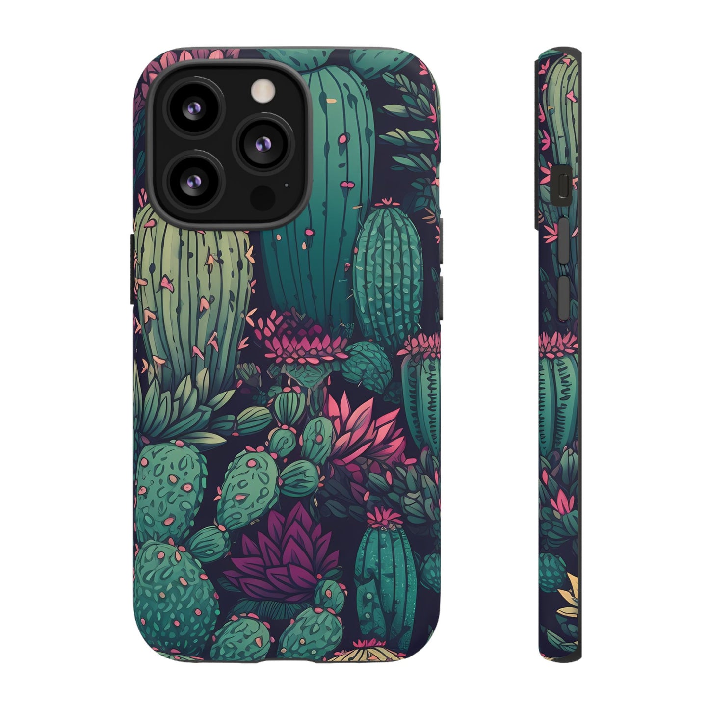 Succulent Garden Tough Phone Case – Bold & Stylish Protection for Plant Lovers