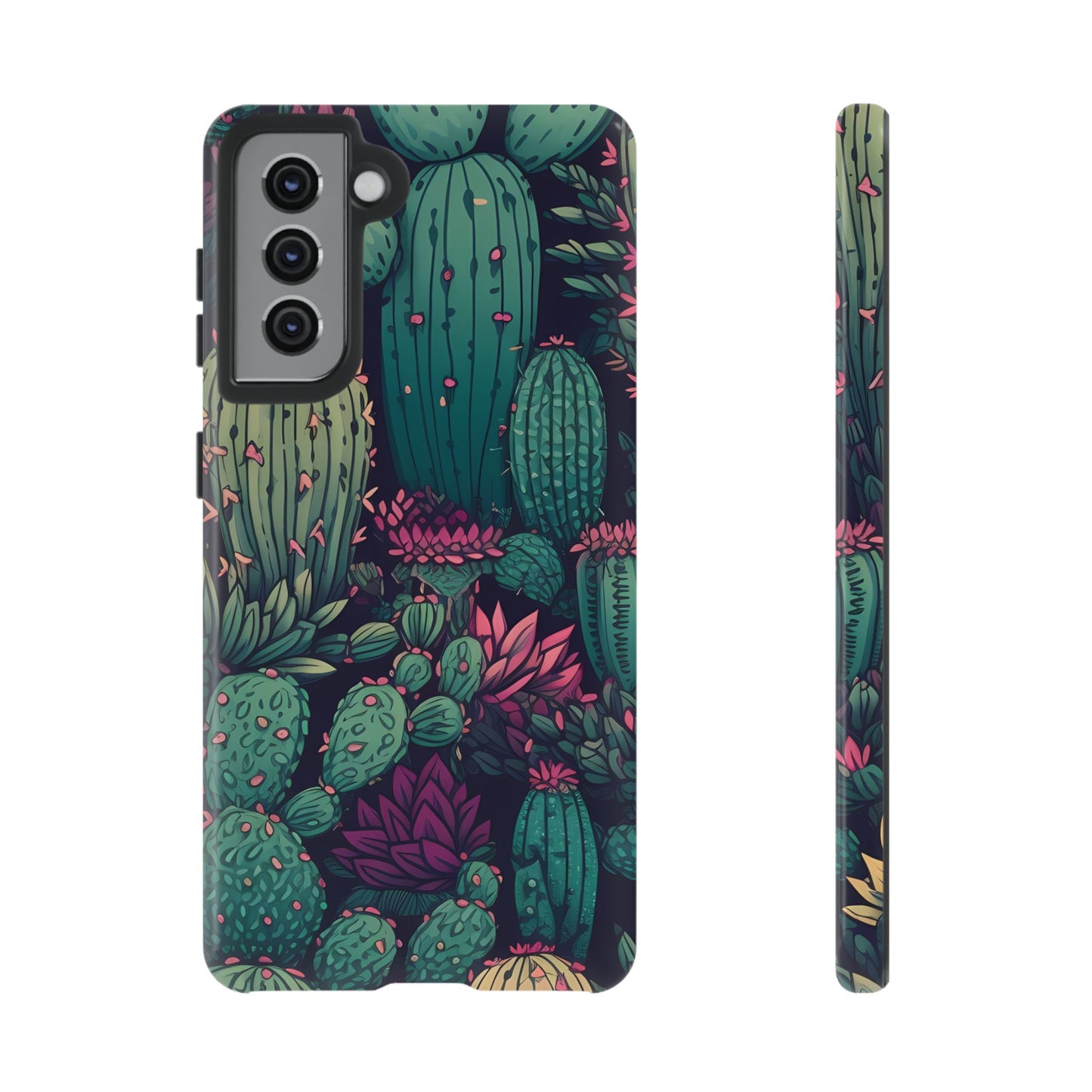 Succulent Garden Tough Phone Case – Bold & Stylish Protection for Plant Lovers