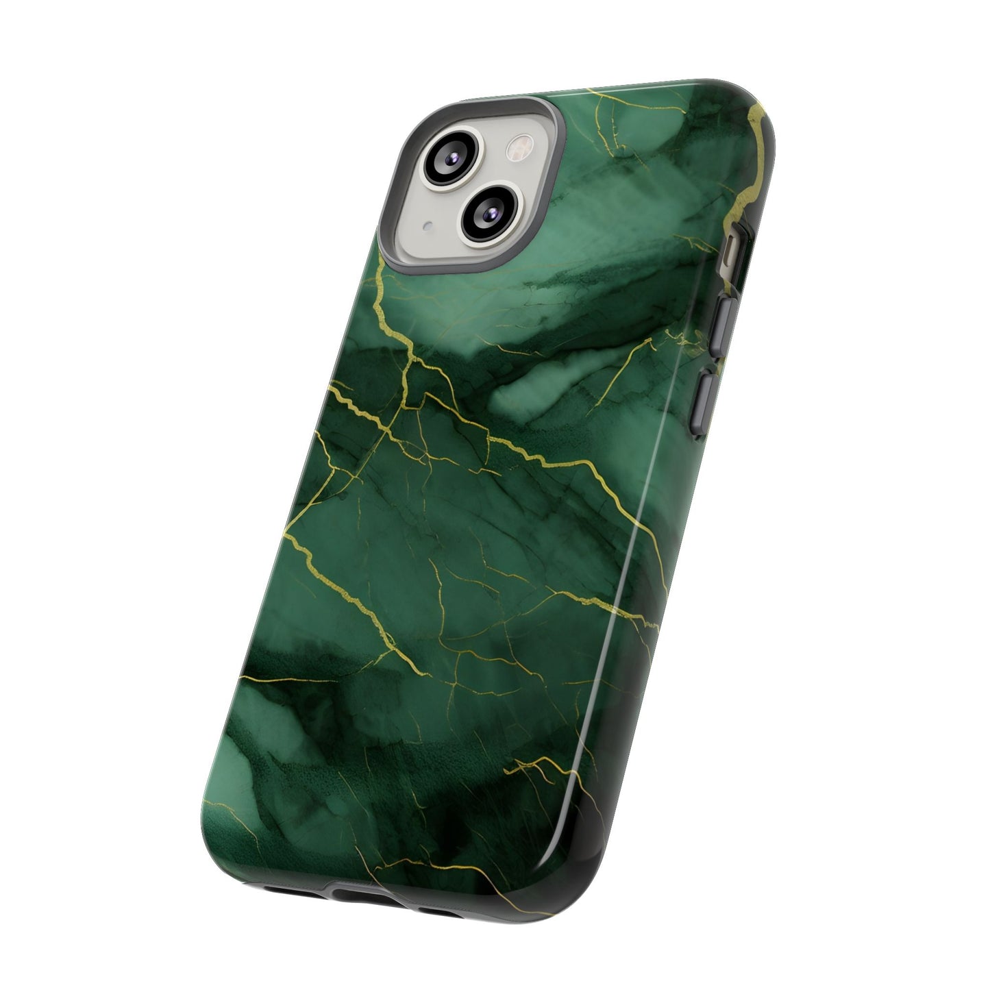 Hunter Green Marble - Tough Phone Case