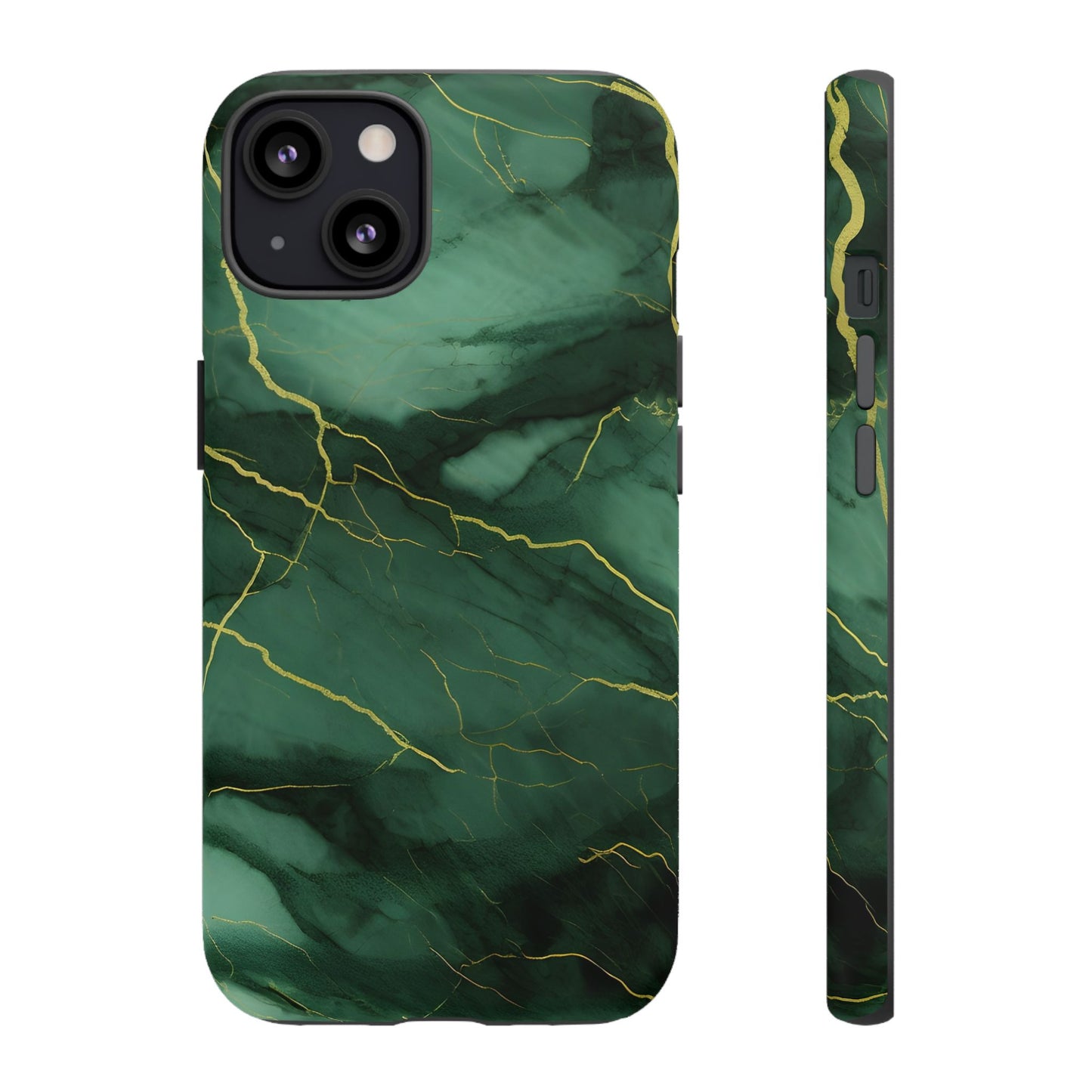 Hunter Green Marble - Tough Phone Case