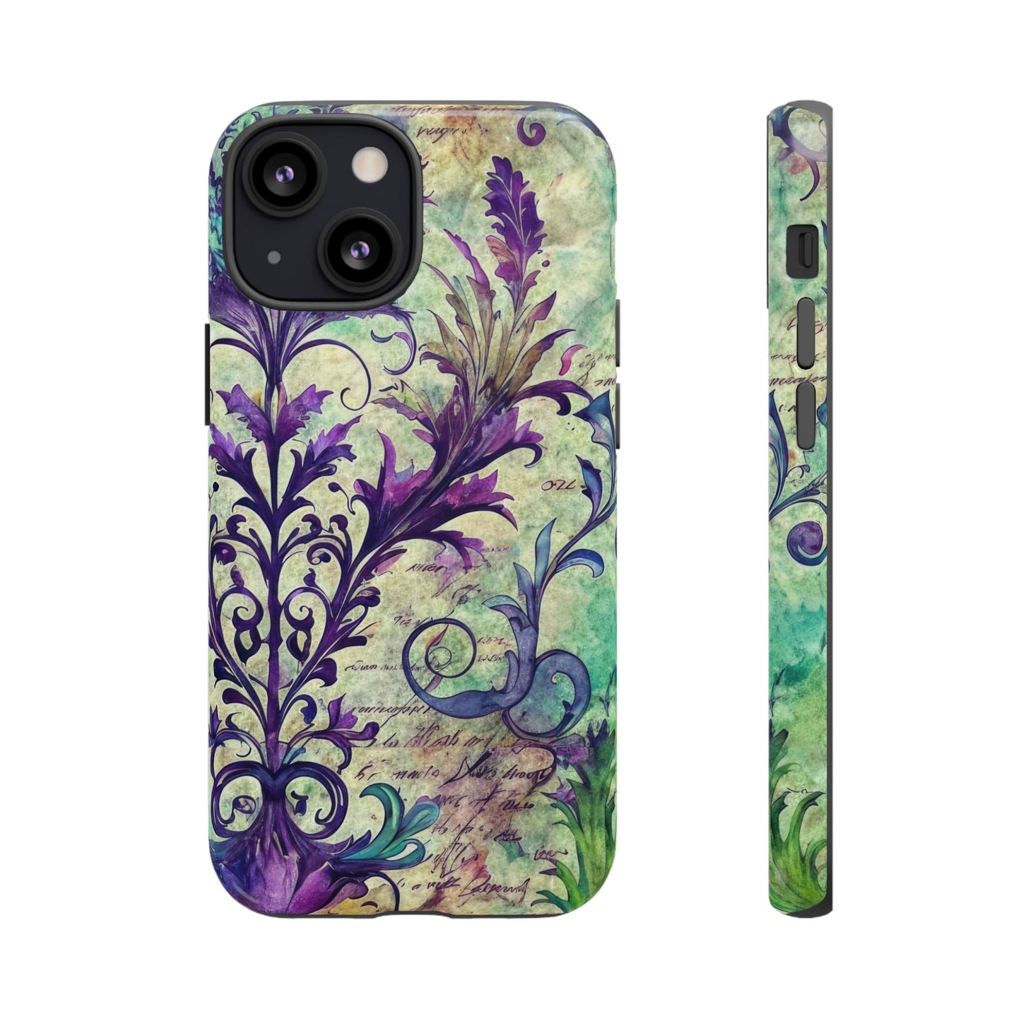 Purple Swirly Fun Tough Phone Case