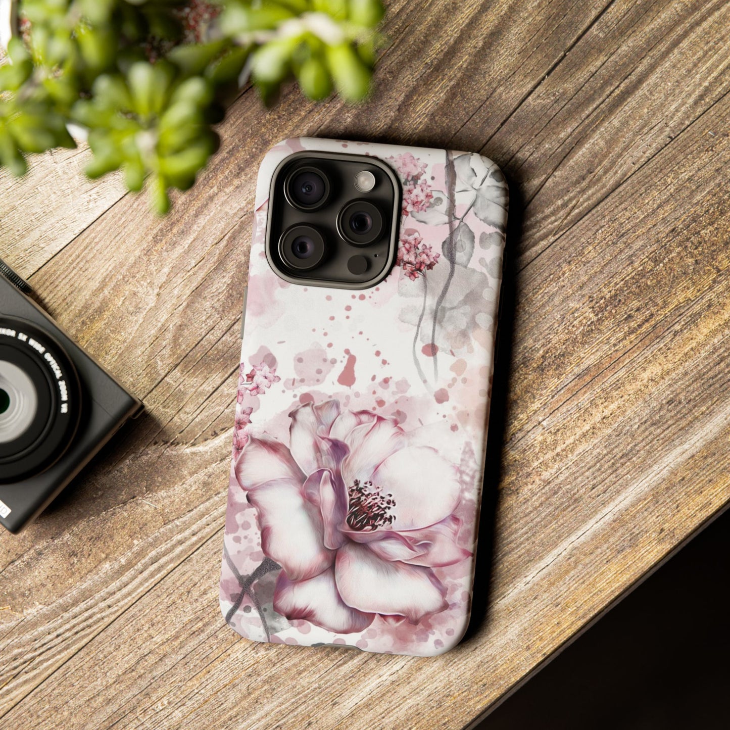 Pale Pink Florals  - Tough Phone Case