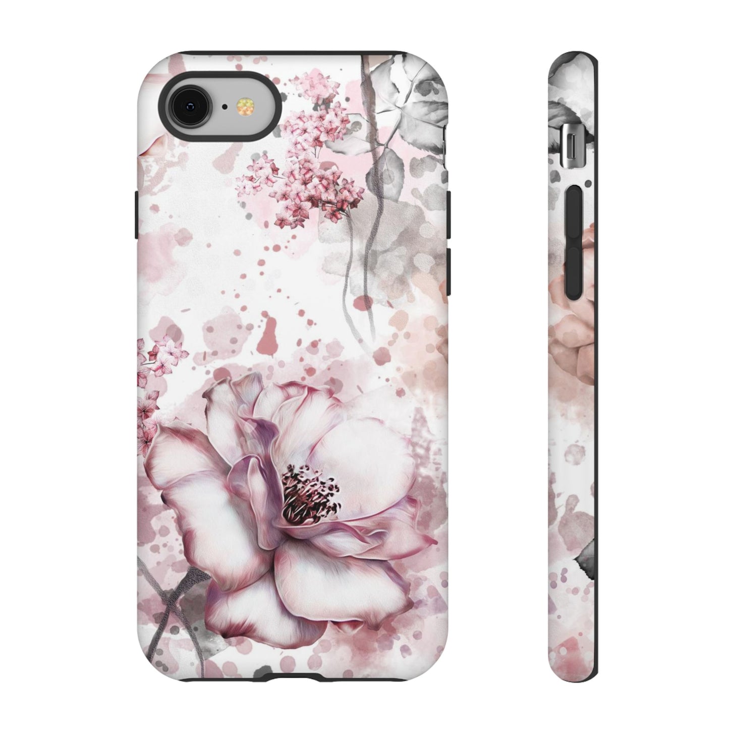 Pale Pink Florals  - Tough Phone Case