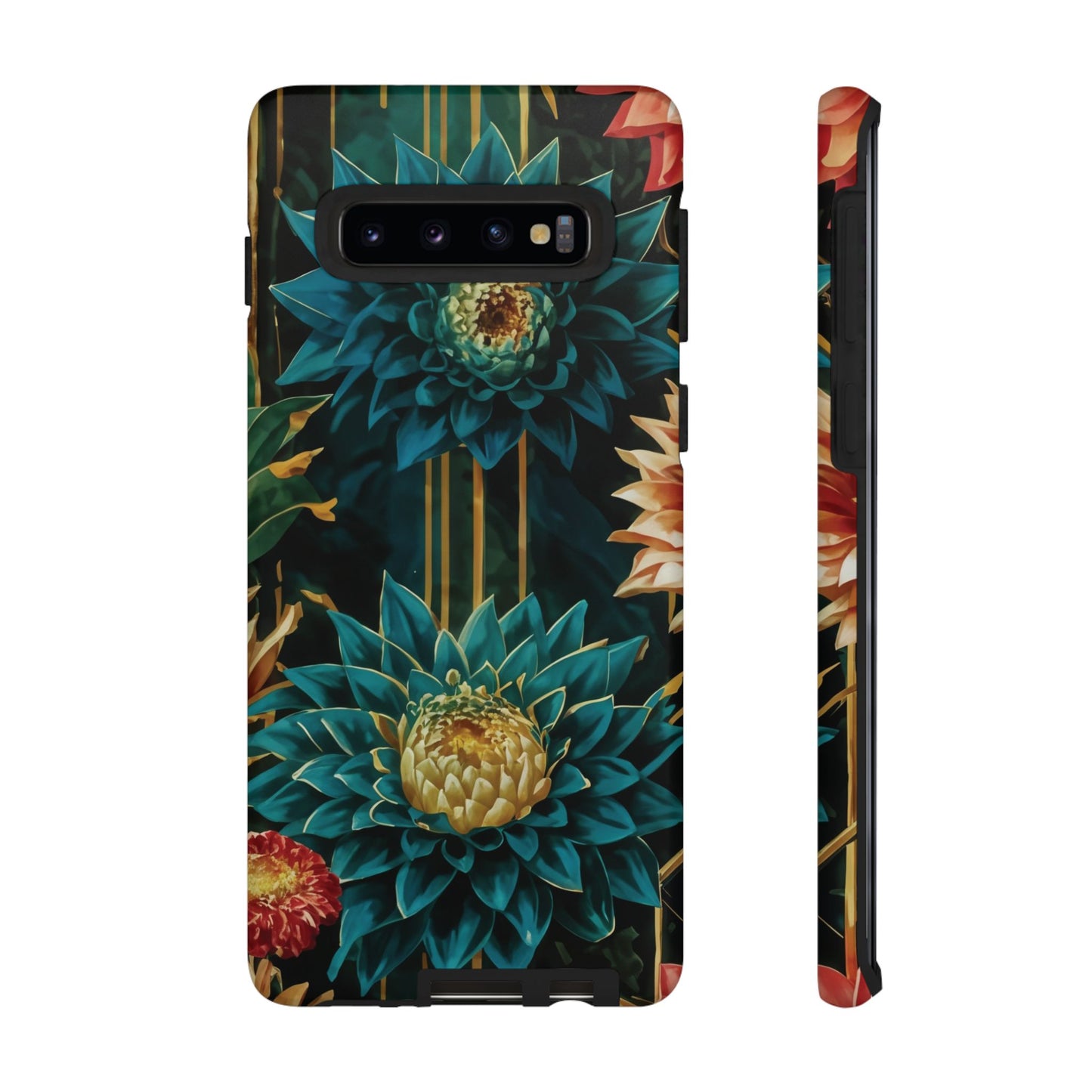 Bold Bloom Garden Tough Phone Case – Dramatic Florals for Statement-Makers