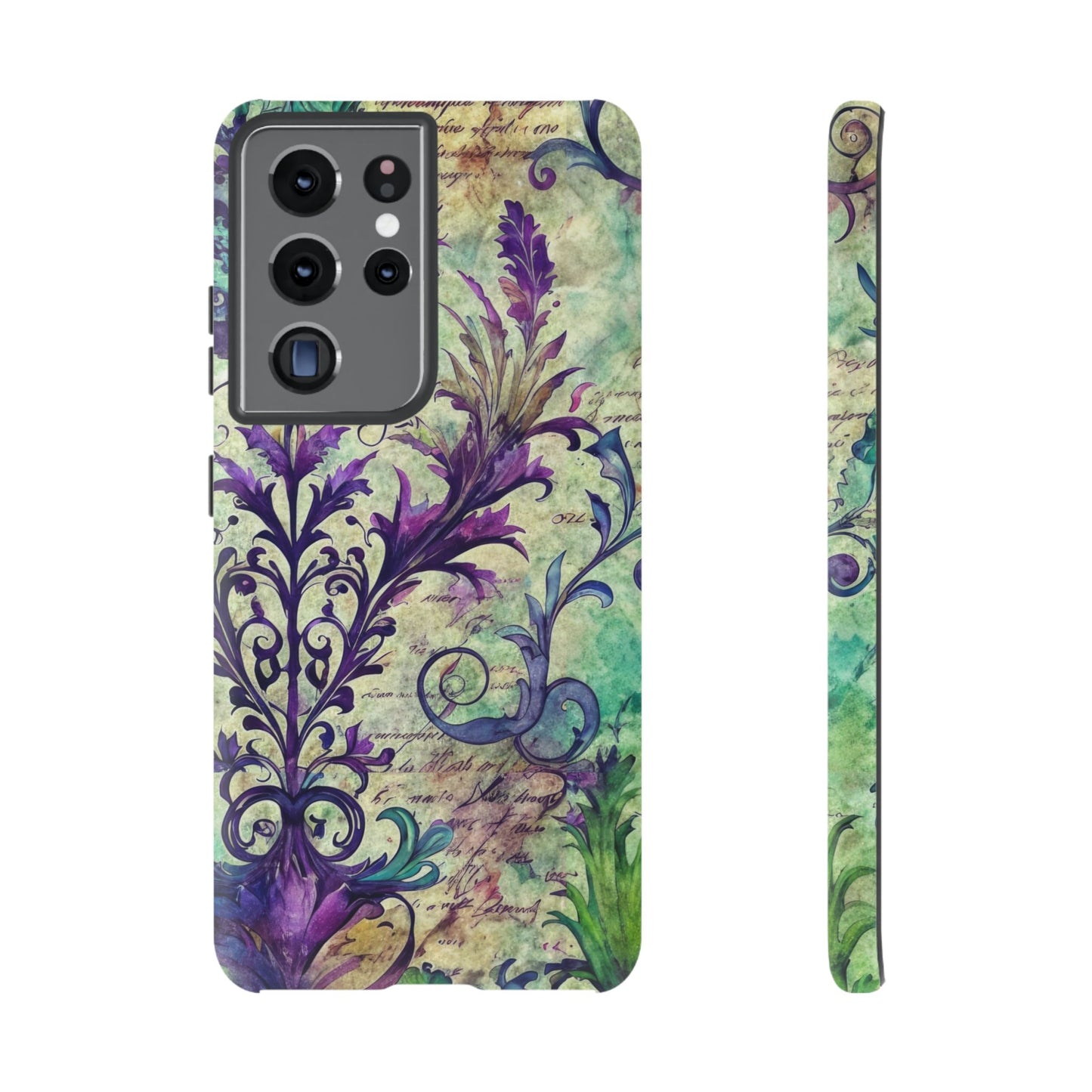 Purple Swirly Fun Tough Phone Case