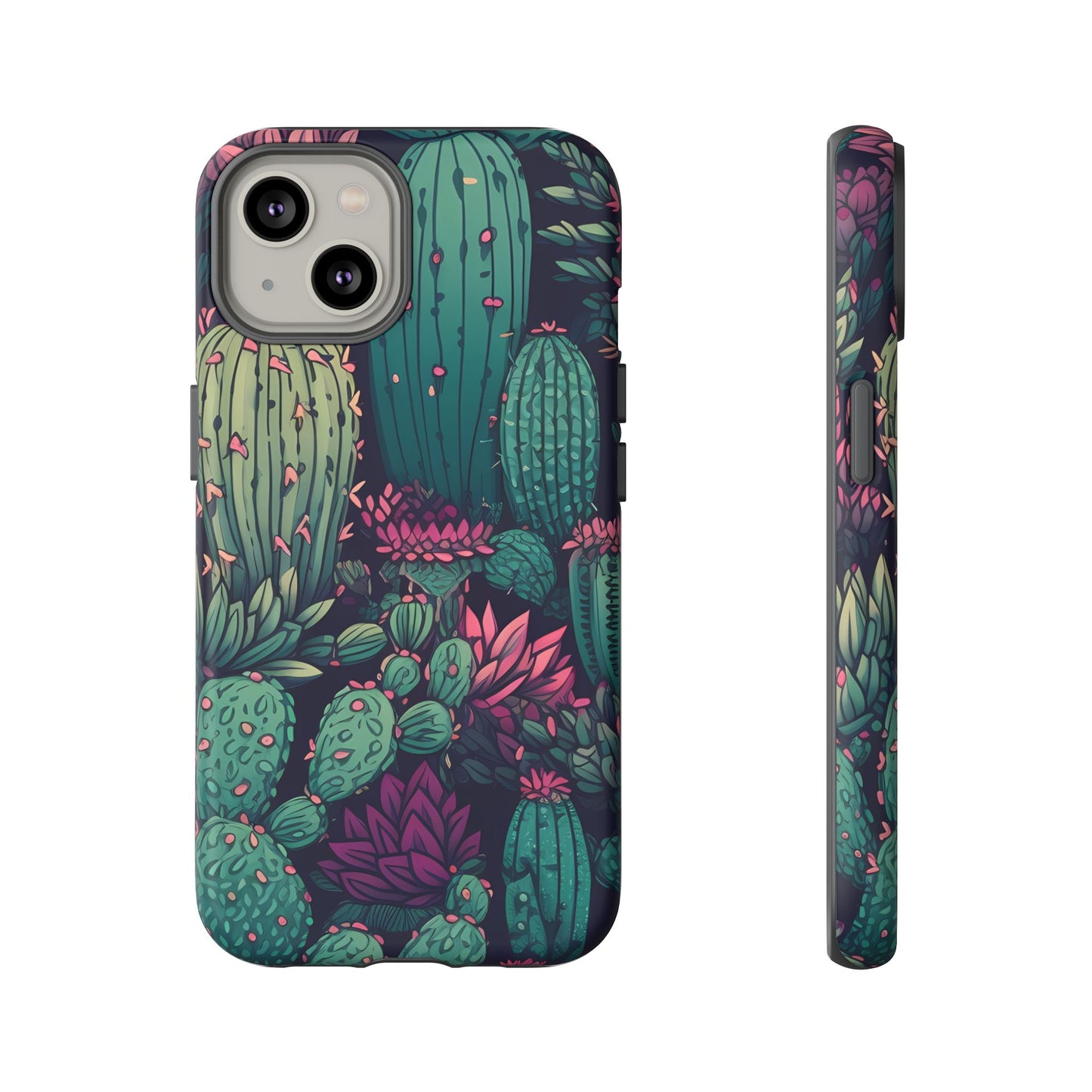 Succulent Garden Tough Phone Case – Bold & Stylish Protection for Plant Lovers