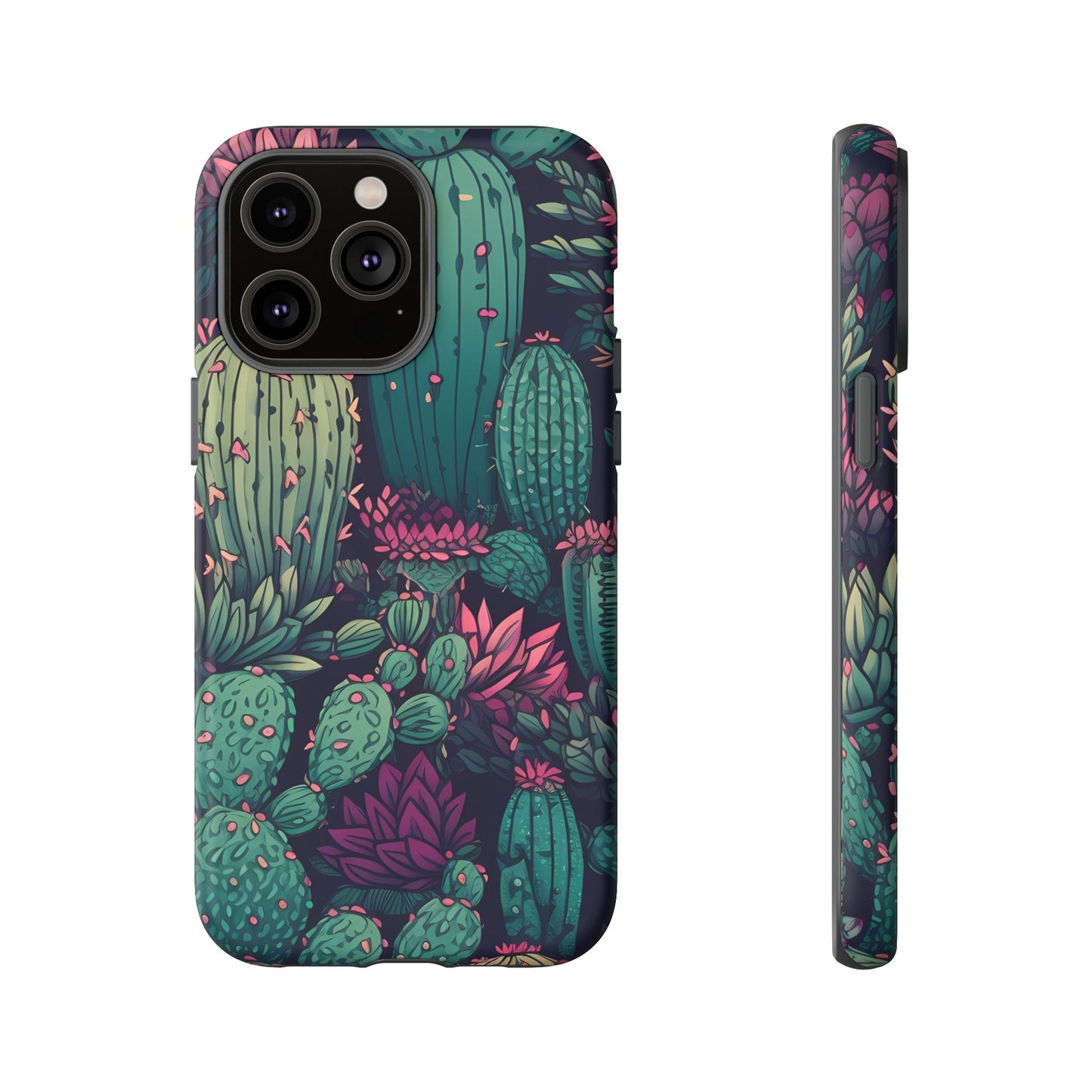 Succulent Garden Tough Phone Case – Bold & Stylish Protection for Plant Lovers
