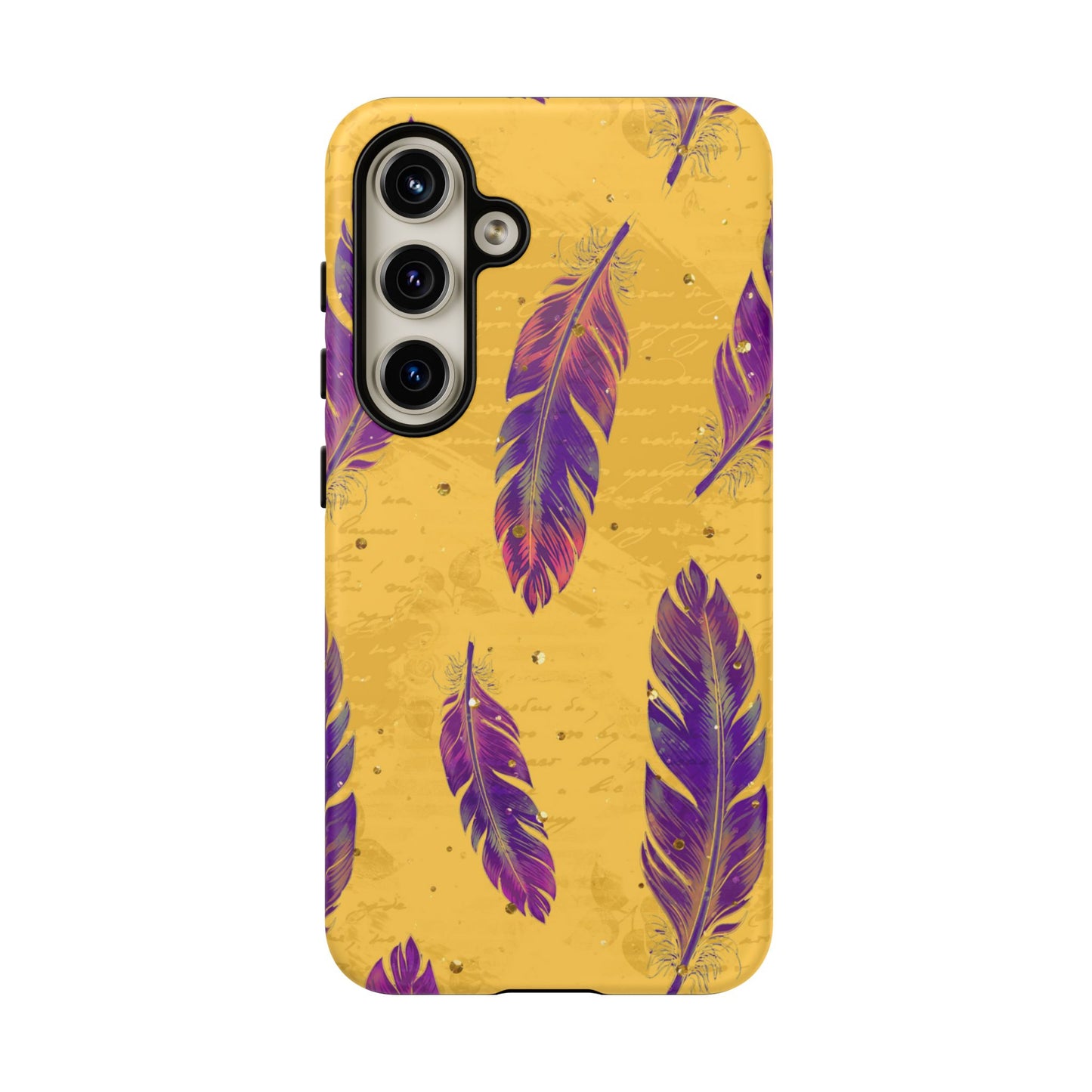 Purple Feathers - Tough Phone Case
