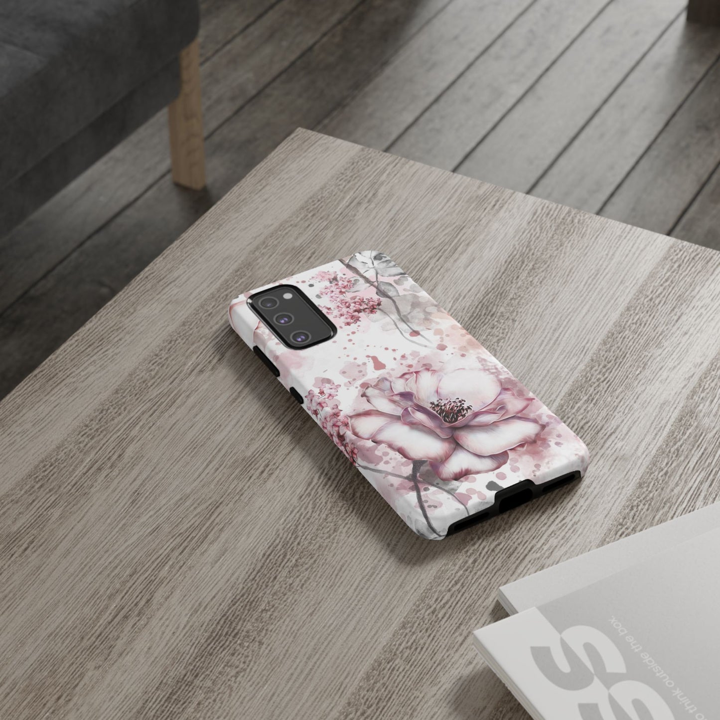 Pale Pink Florals  - Tough Phone Case