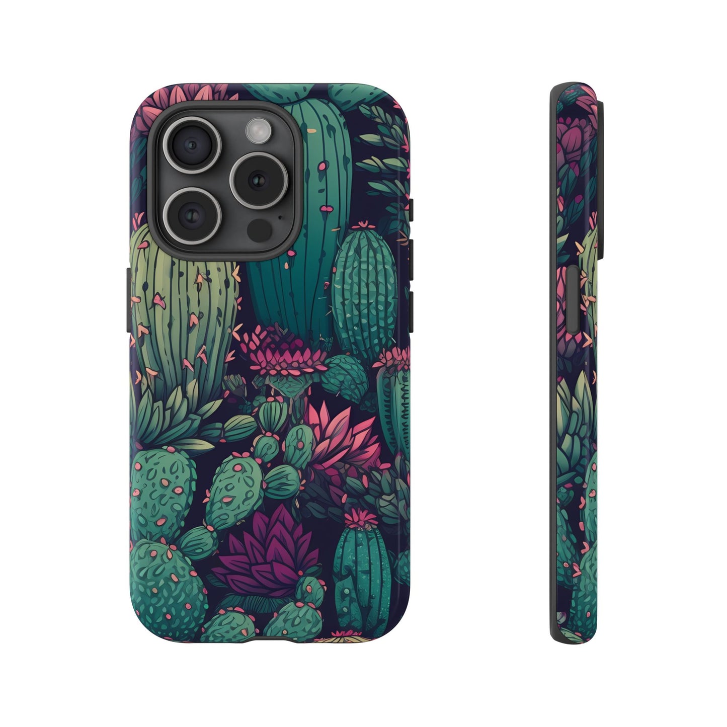 Succulent Garden Tough Phone Case – Bold & Stylish Protection for Plant Lovers