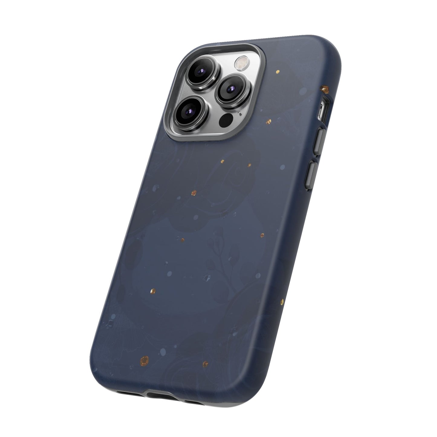 Subtle Navy Florals - Tough Phone Case