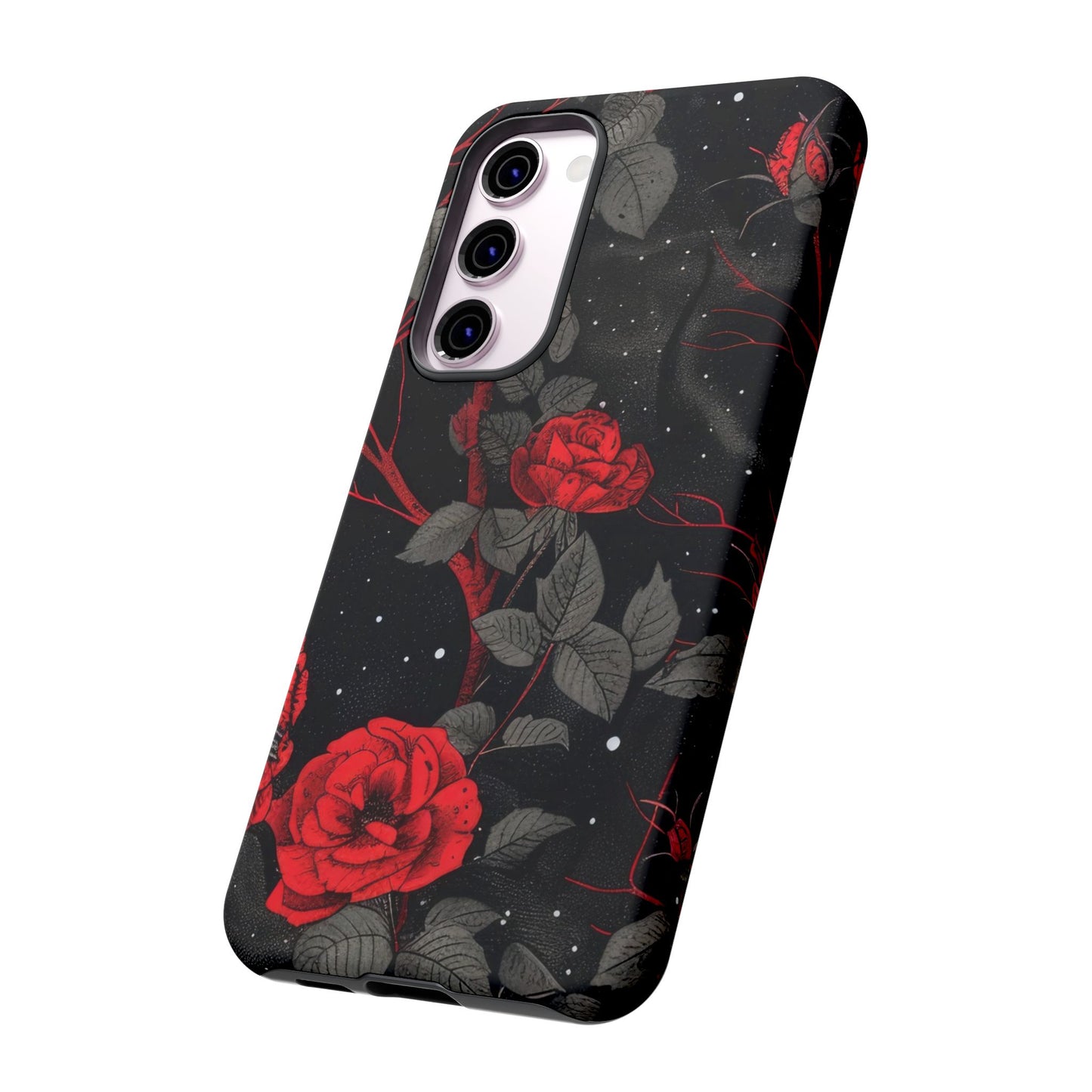 Dark Red Roses  - Tough Phone Case
