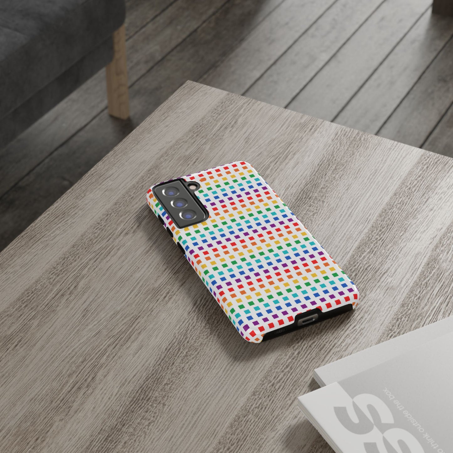 Rainbow on white - Tough Case