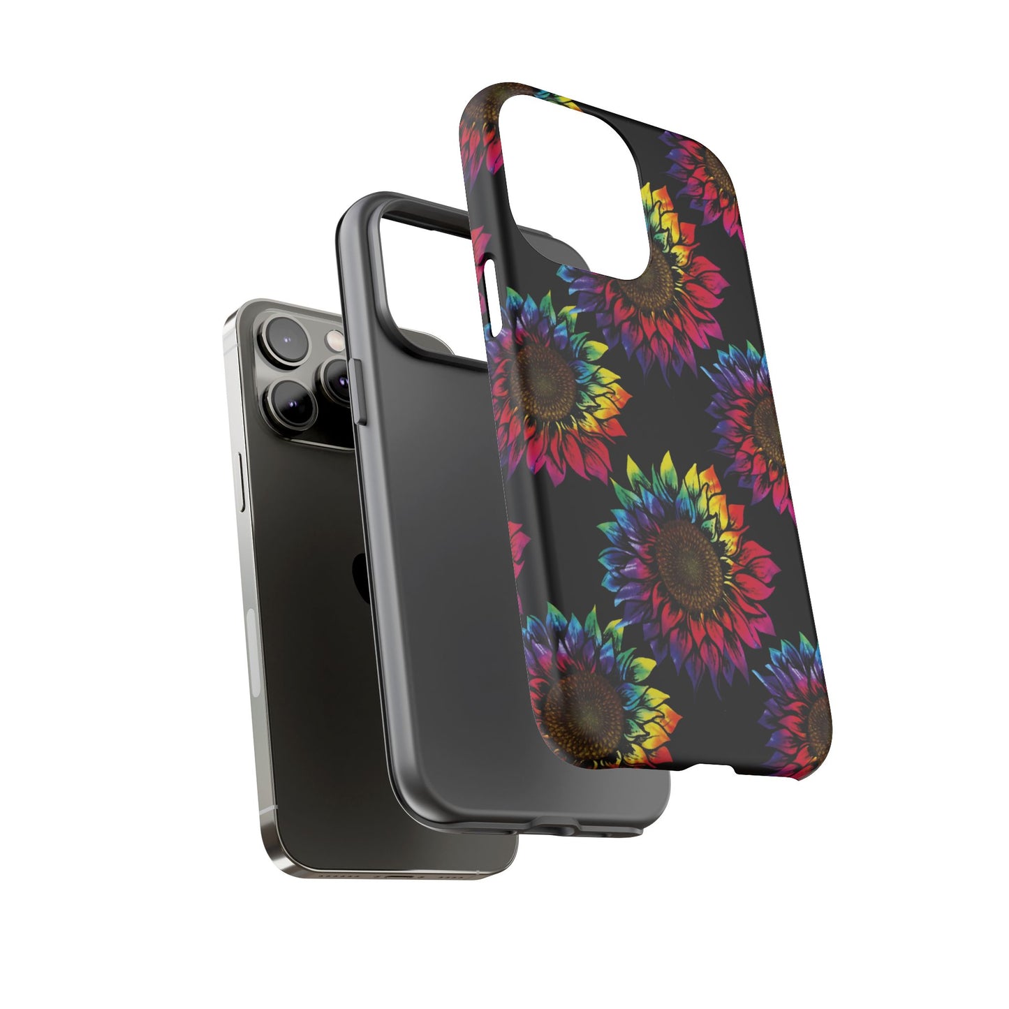 Rainbow Sunflowers - Tough Phone Case