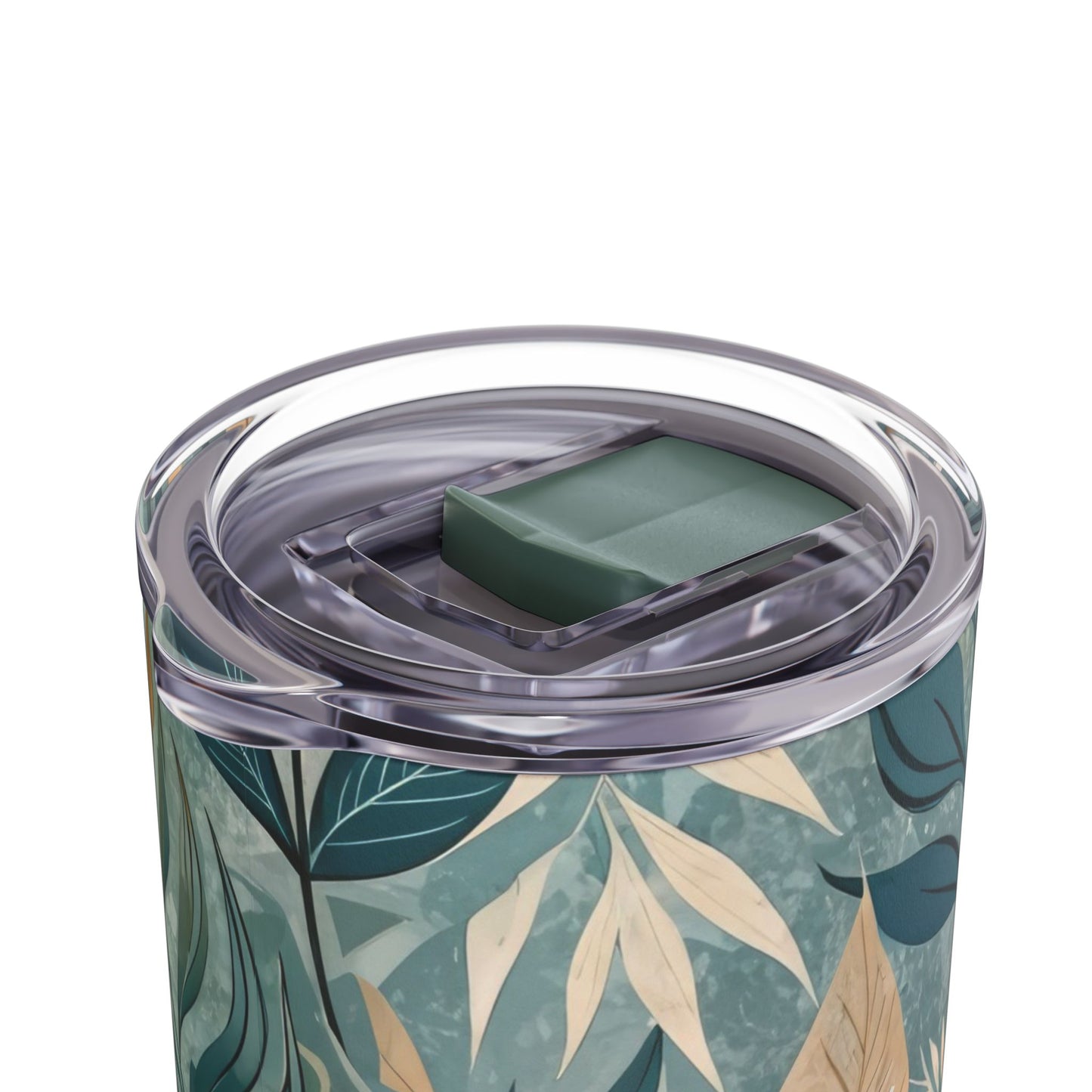 Boho Leaves Matte Skinny Tumbler – 20oz Insulated Drinkware with Plant-Lover Style