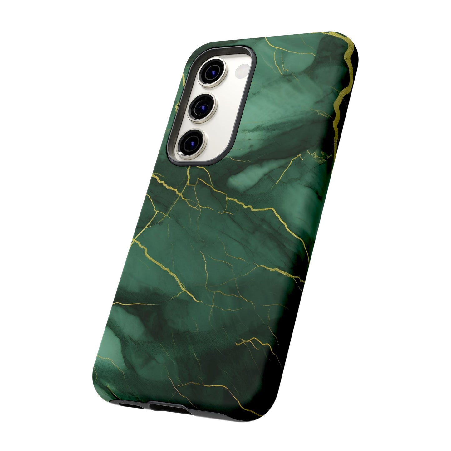Hunter Green Marble - Tough Phone Case