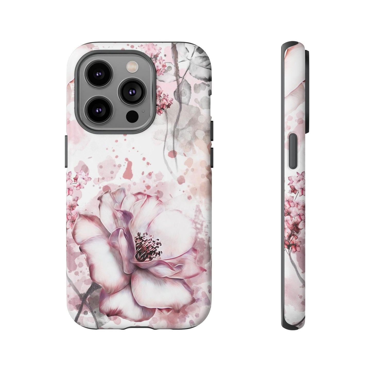 Pale Pink Florals  - Tough Phone Case
