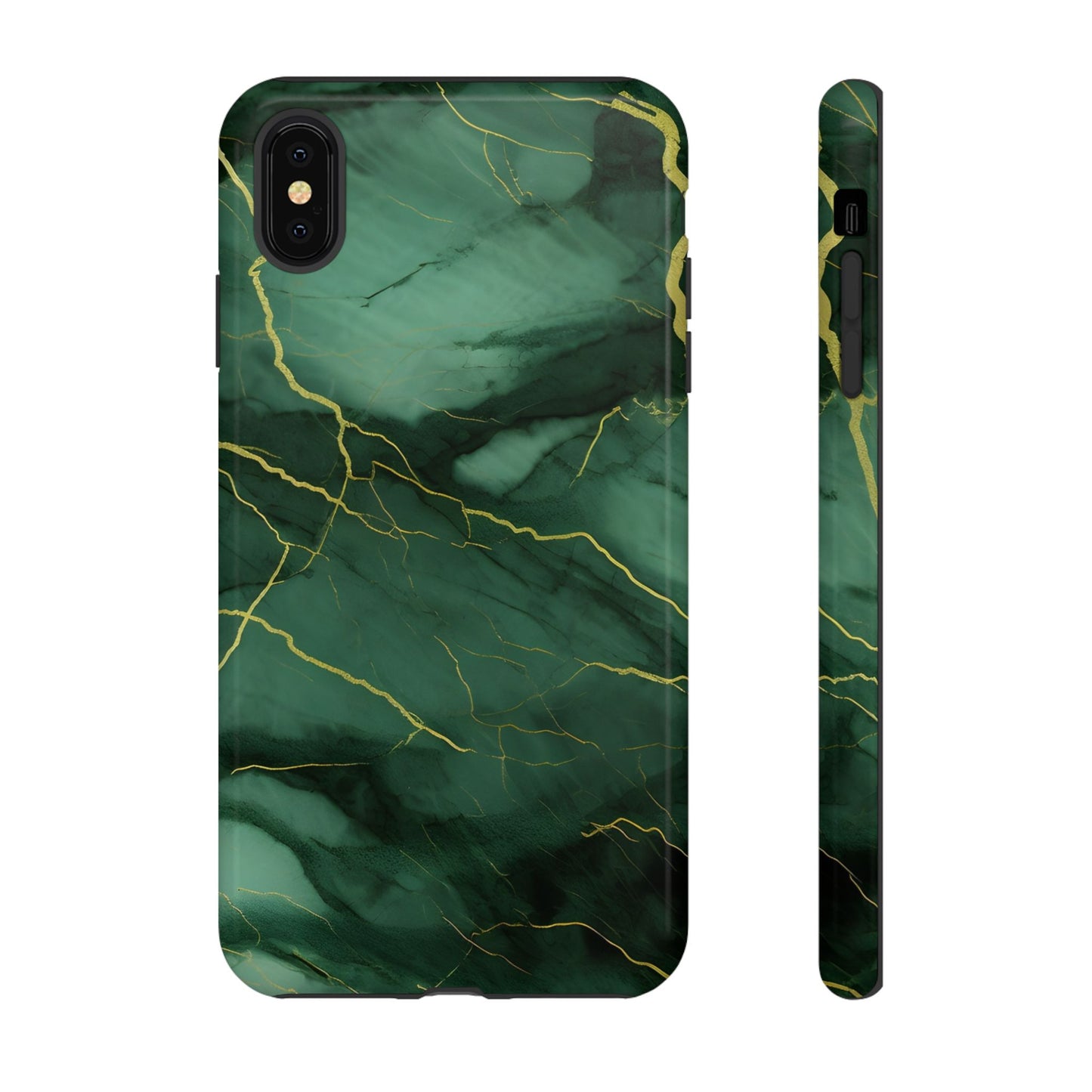 Hunter Green Marble - Tough Phone Case