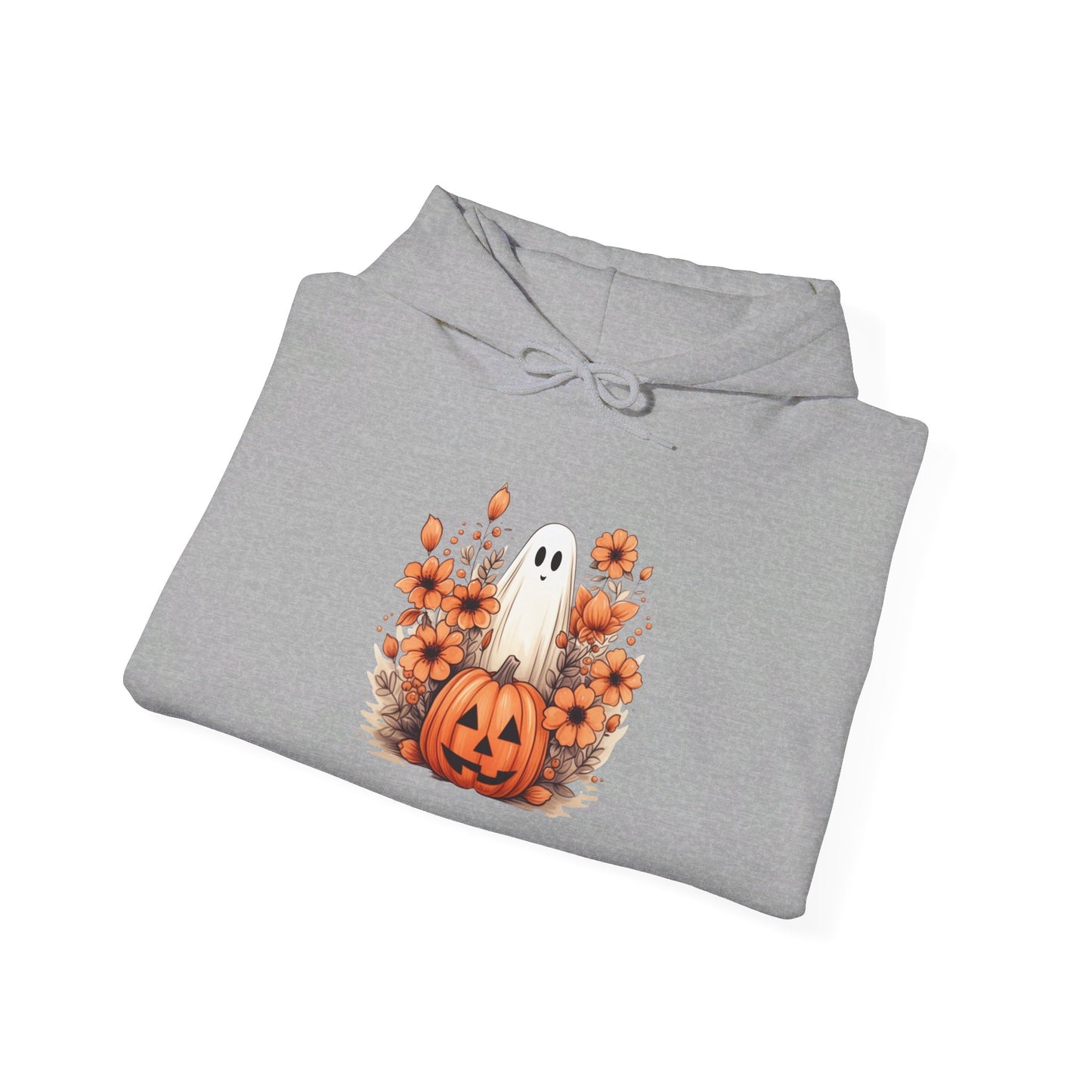 Cute Fall Ghost Hooded Sweatshirt