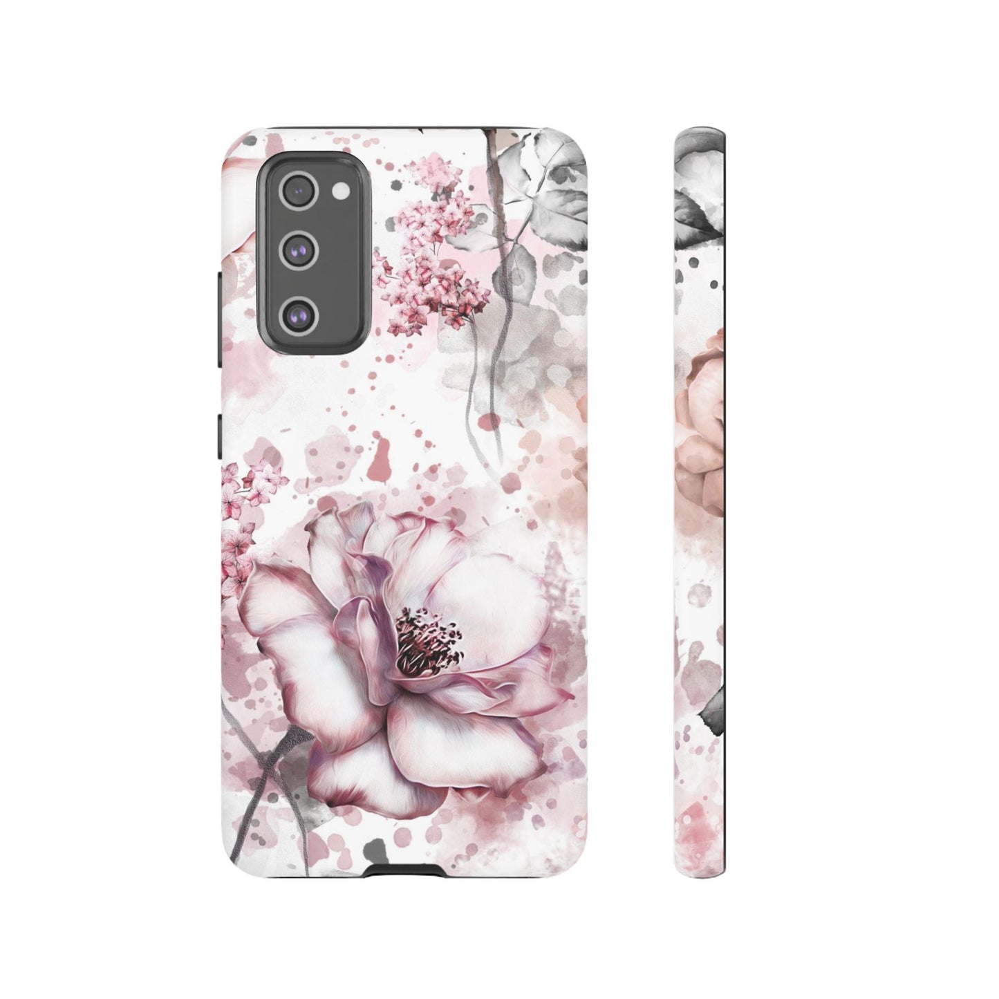 Pale Pink Florals  - Tough Phone Case