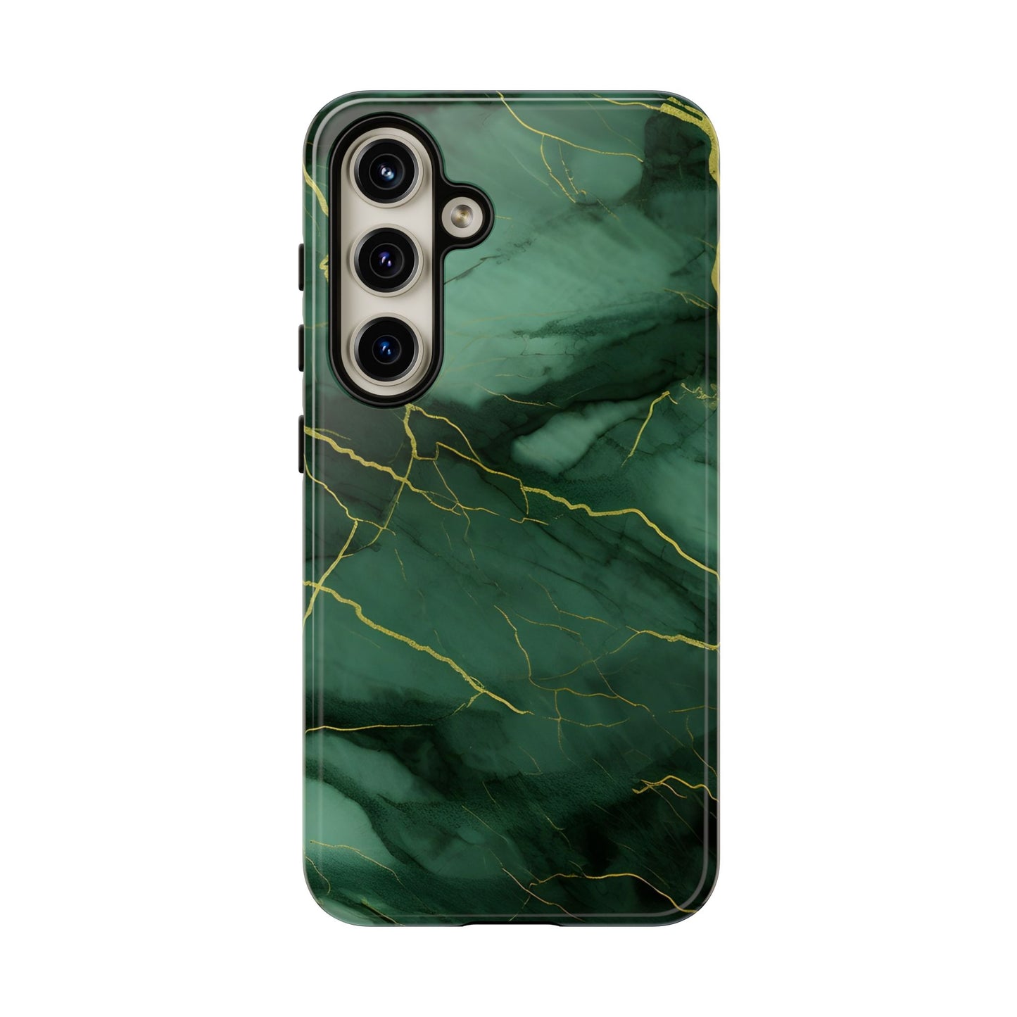Hunter Green Marble - Tough Phone Case