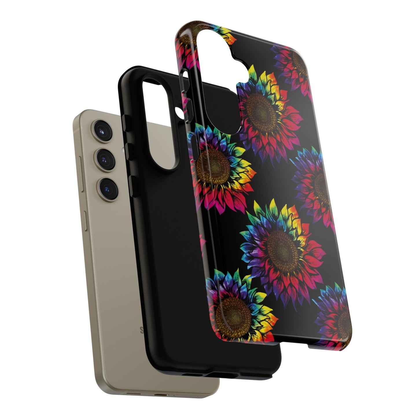 Rainbow Sunflowers - Tough Phone Case