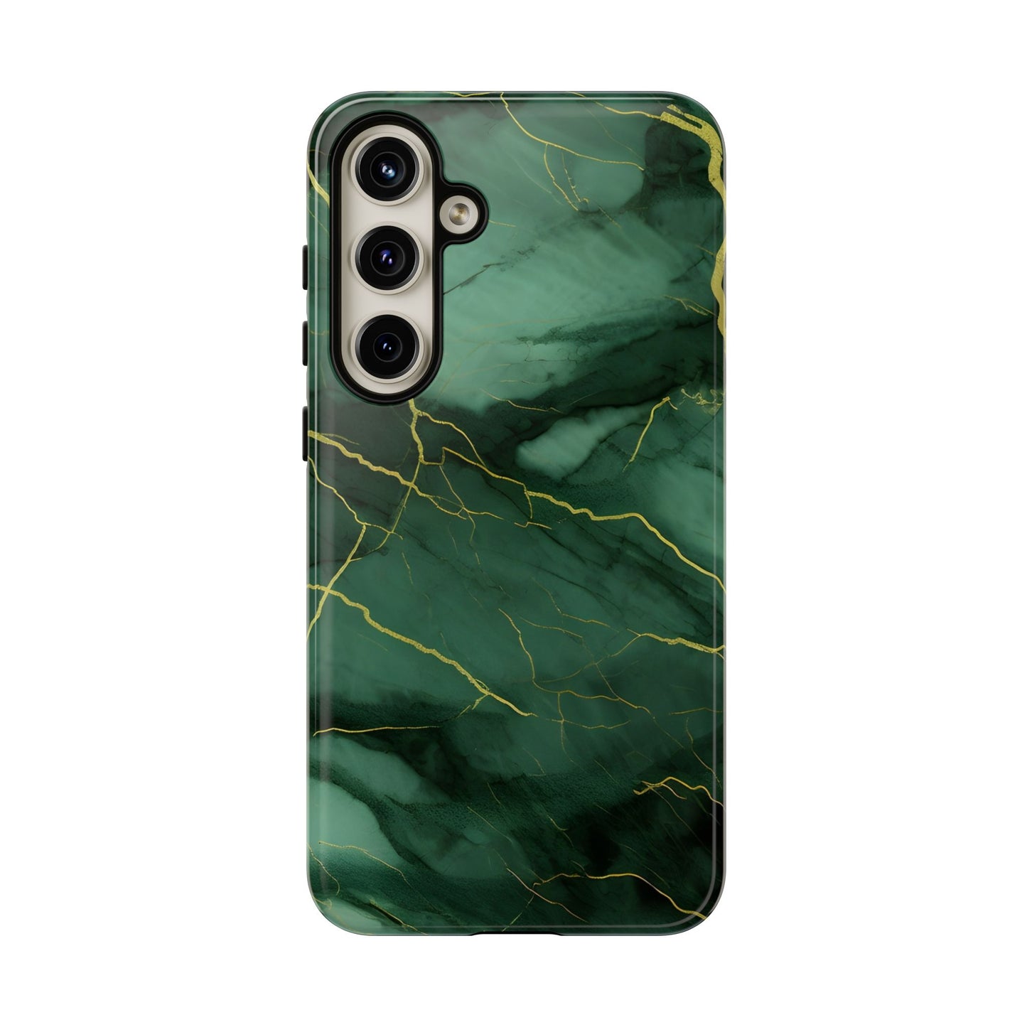 Hunter Green Marble - Tough Phone Case