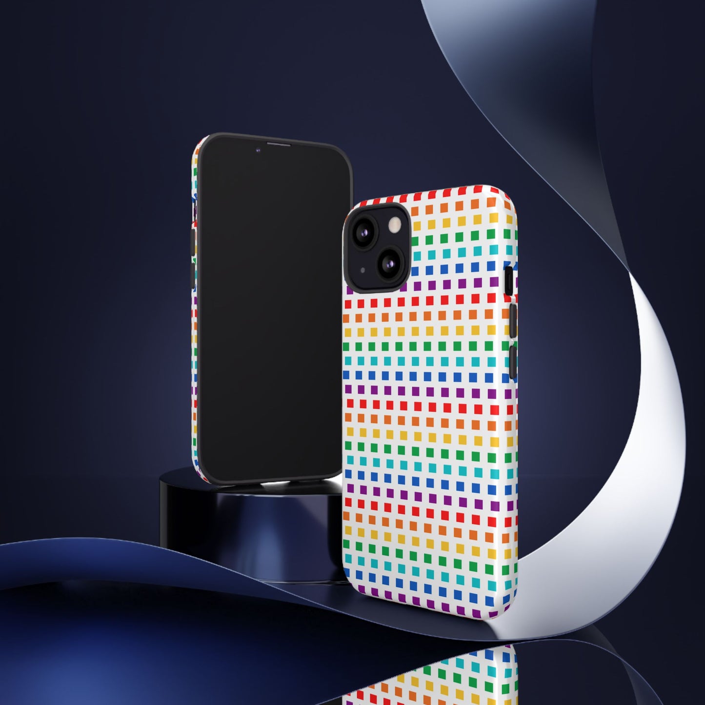 Rainbow on white - Tough Case