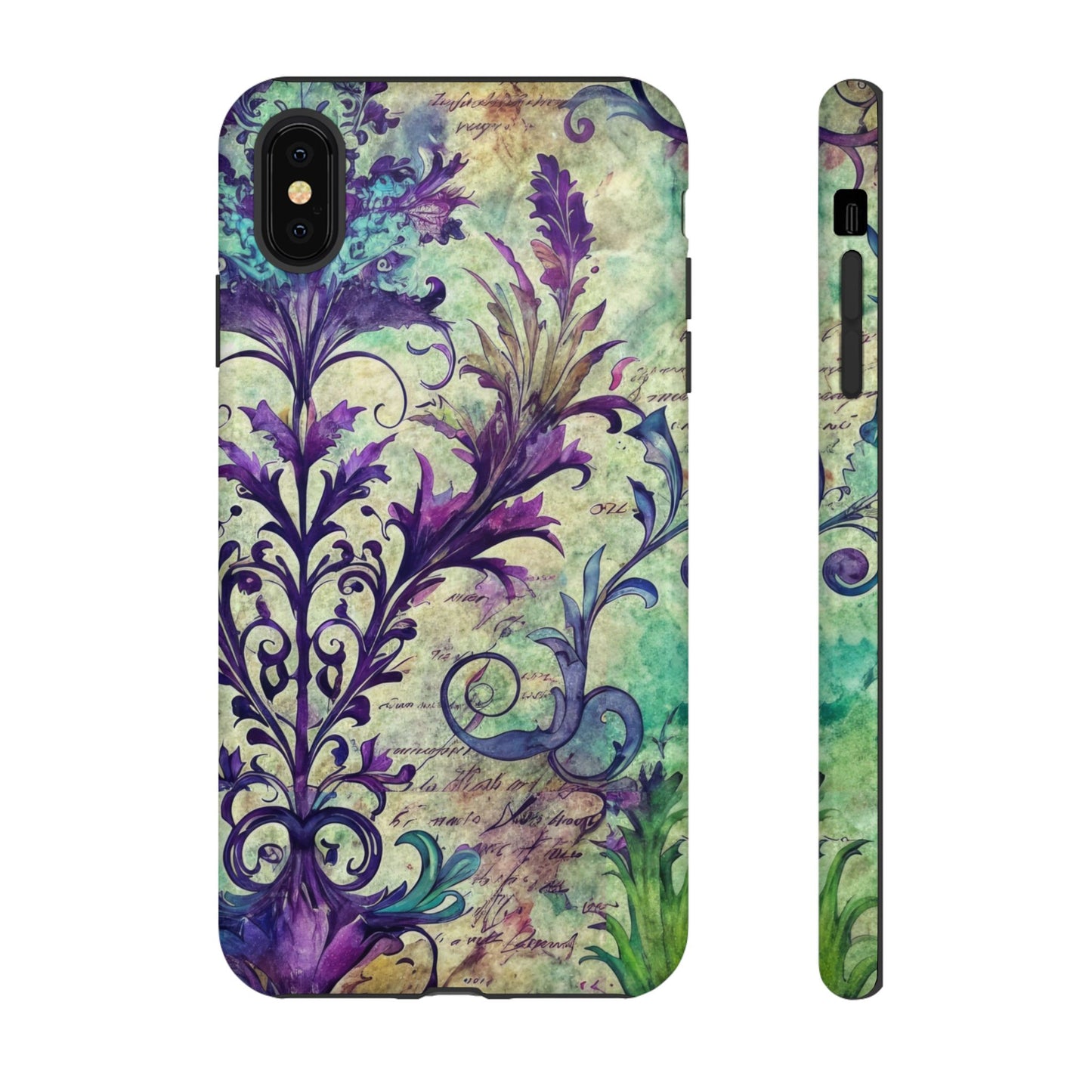 Purple Swirly Fun Tough Phone Case