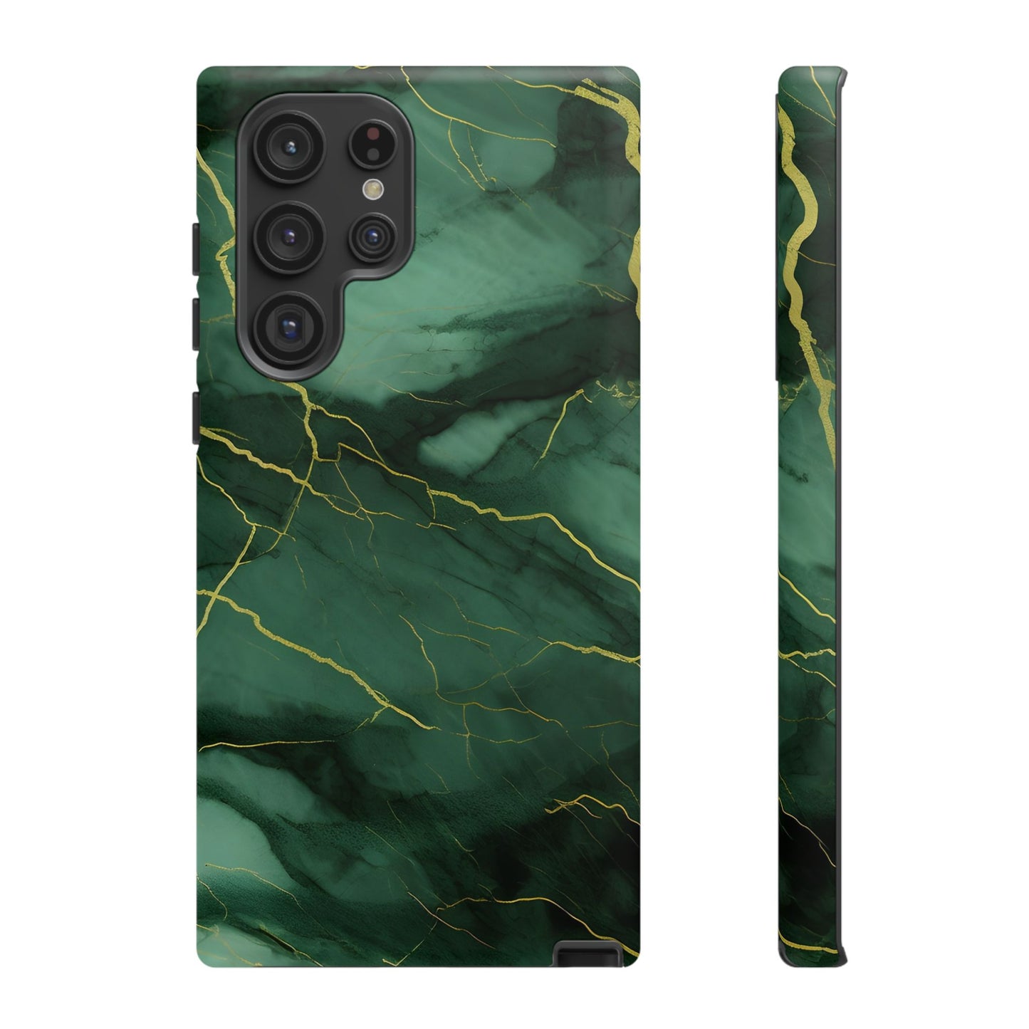 Hunter Green Marble - Tough Phone Case