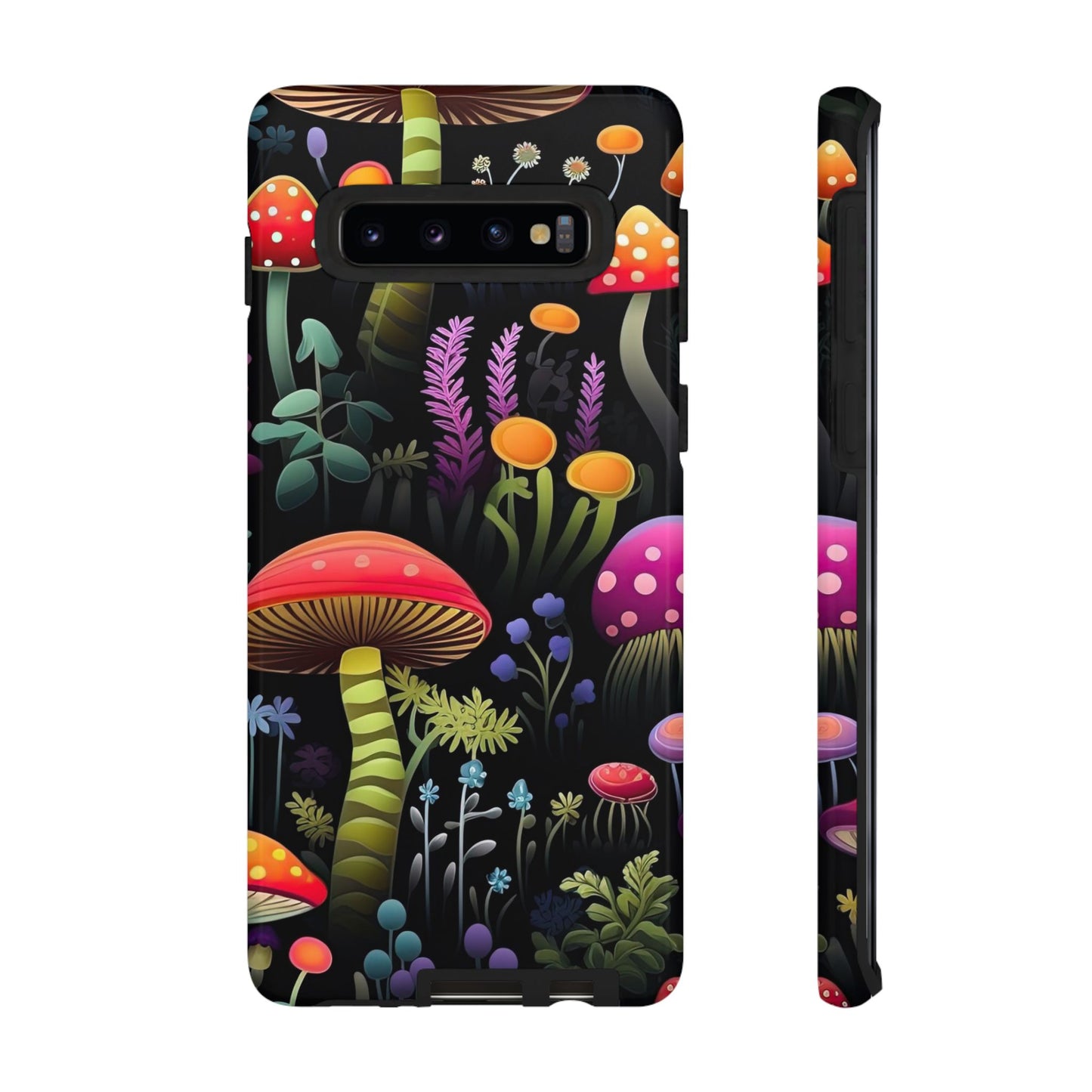 Dark Forest Mushrooms Tough Cell Phone Case