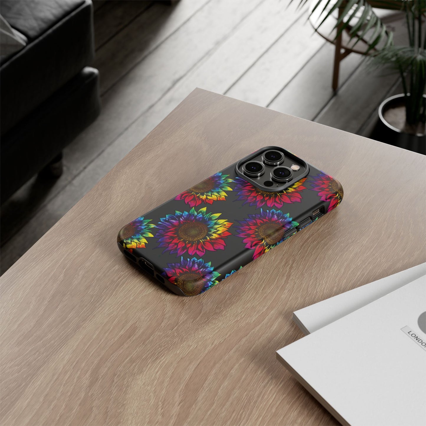 Rainbow Sunflowers - Tough Phone Case