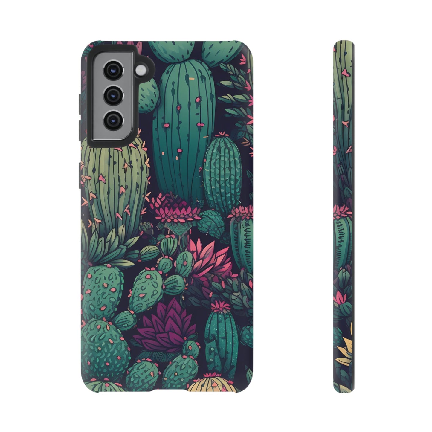 Succulent Garden Tough Phone Case – Bold & Stylish Protection for Plant Lovers